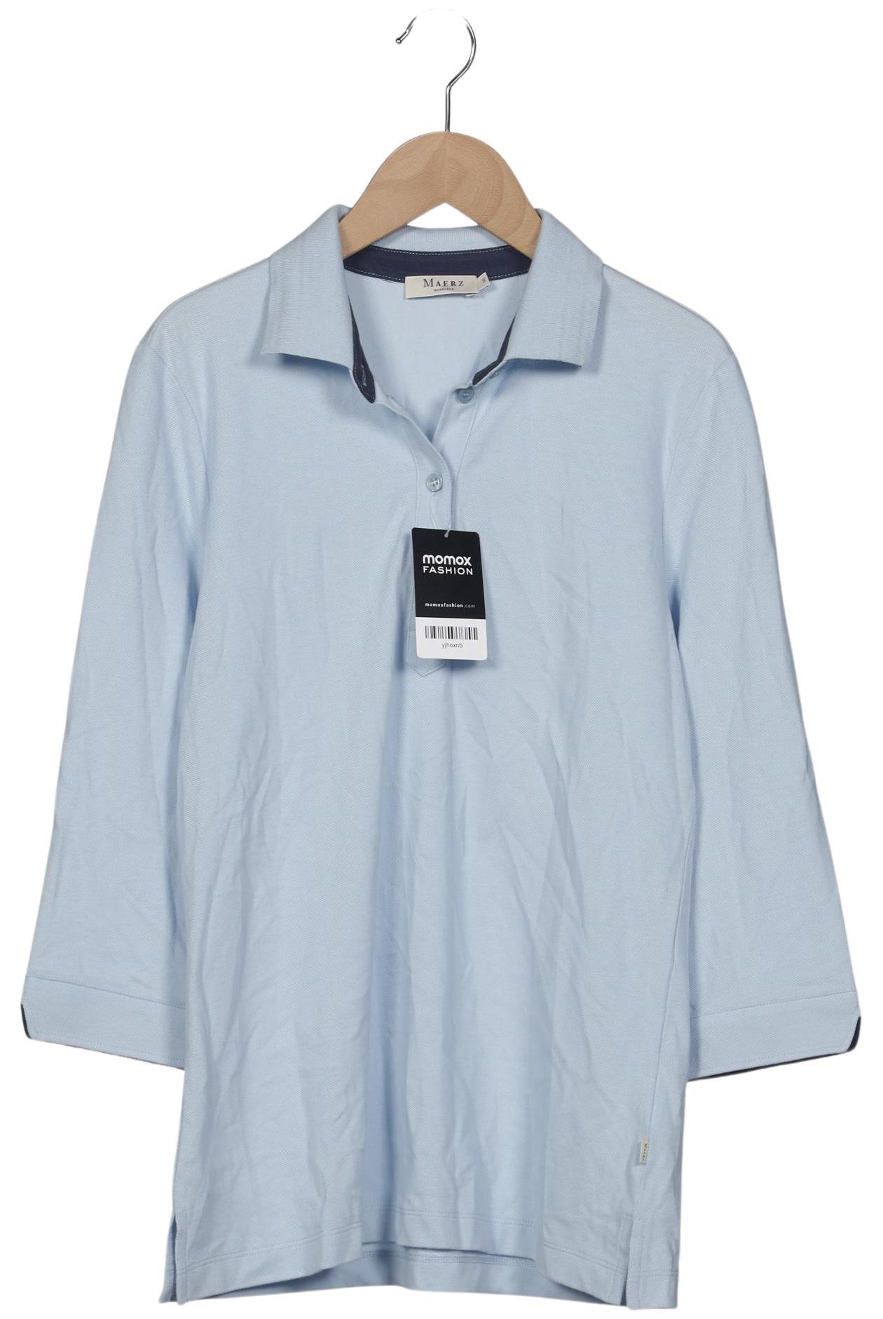 

Maerz Damen Poloshirt, hellblau, Gr. 36