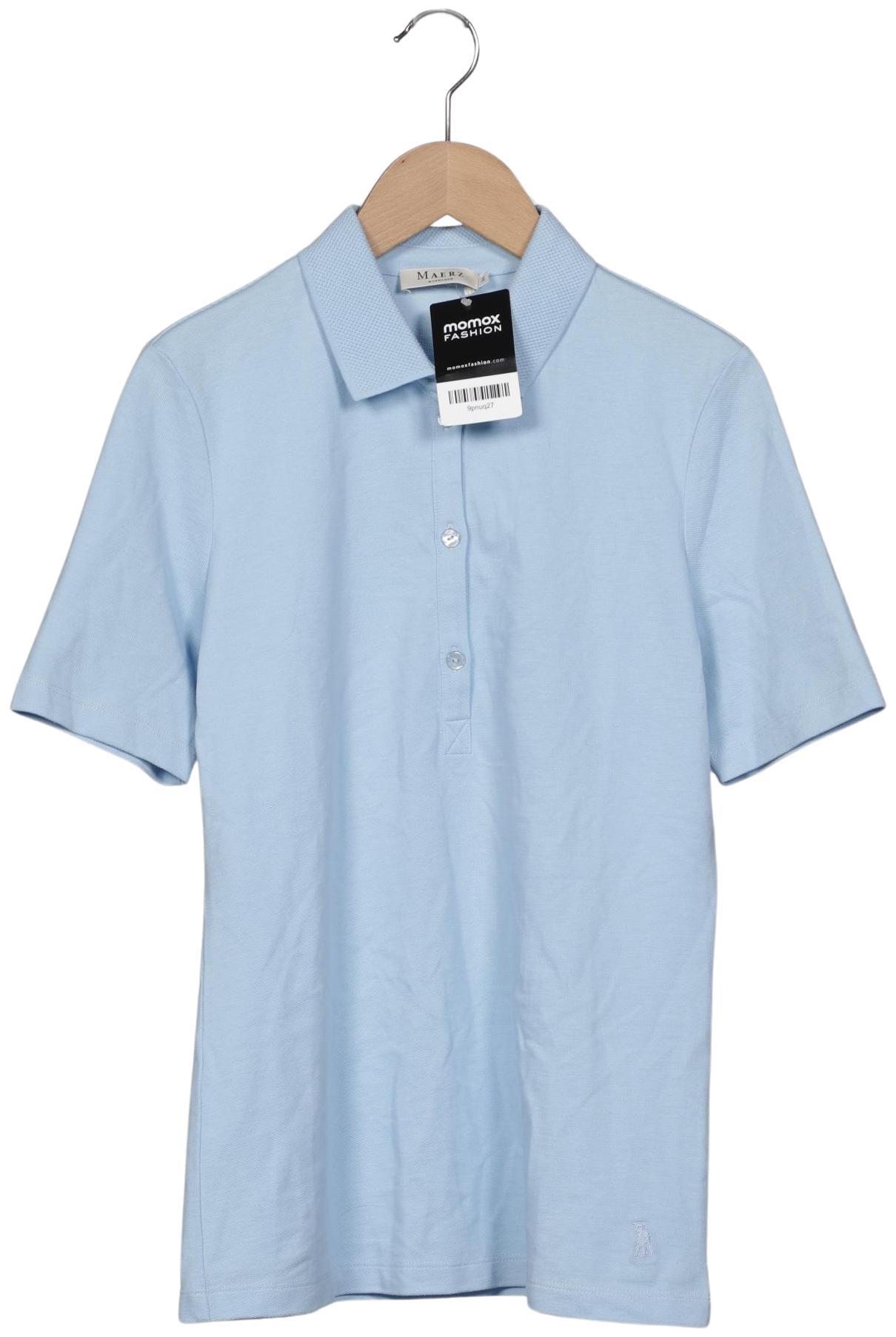 

Maerz Damen Poloshirt, hellblau, Gr. 36
