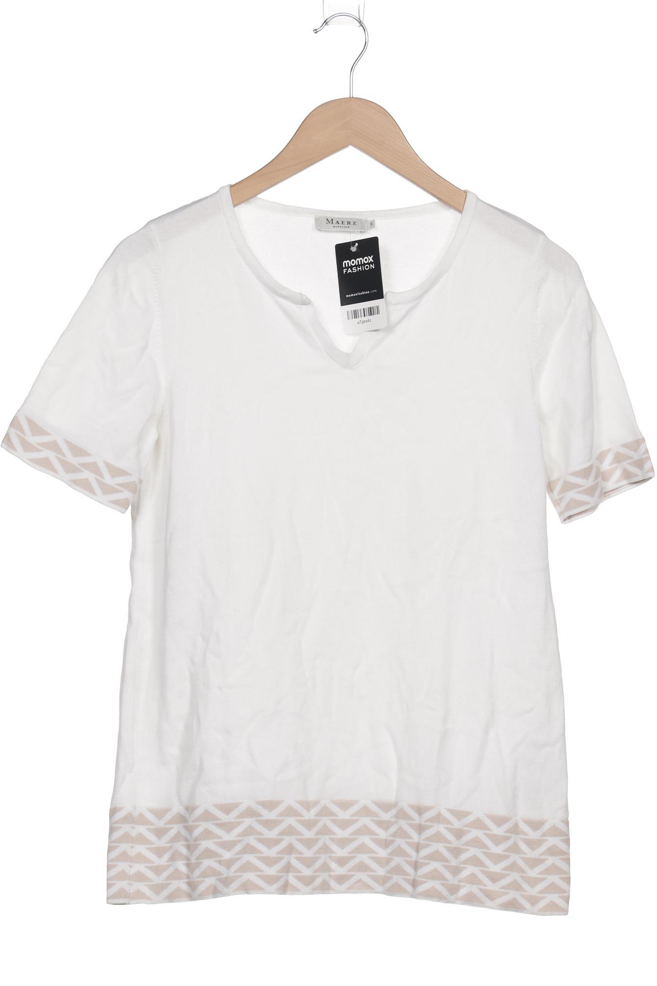 

Maerz Damen Pullover, weiß, Gr. 36