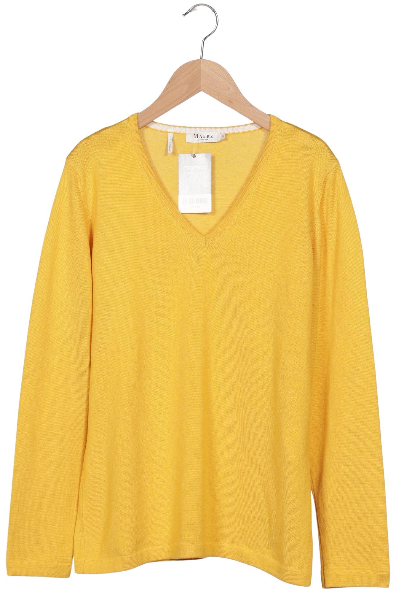 

Maerz Damen Pullover, gelb, Gr. 42