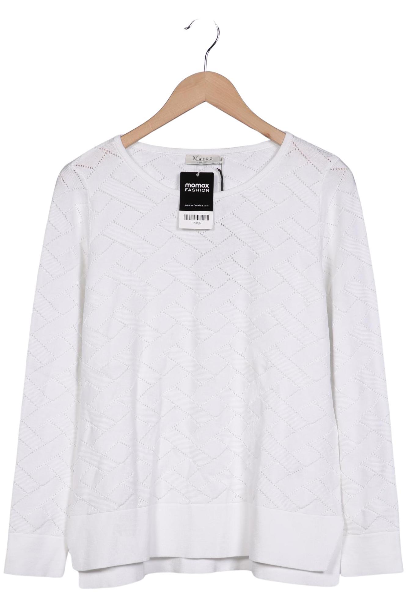 

Maerz Damen Pullover, weiß, Gr. 40