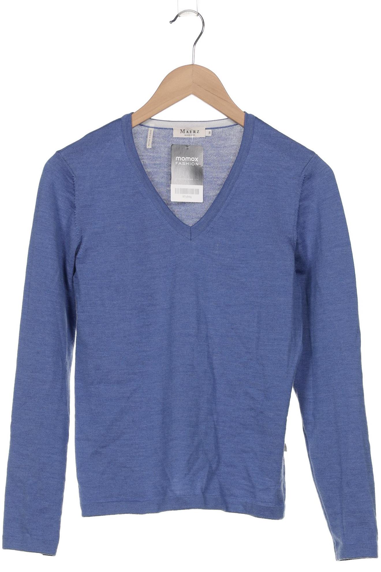 

Maerz Damen Pullover, blau, Gr. 38