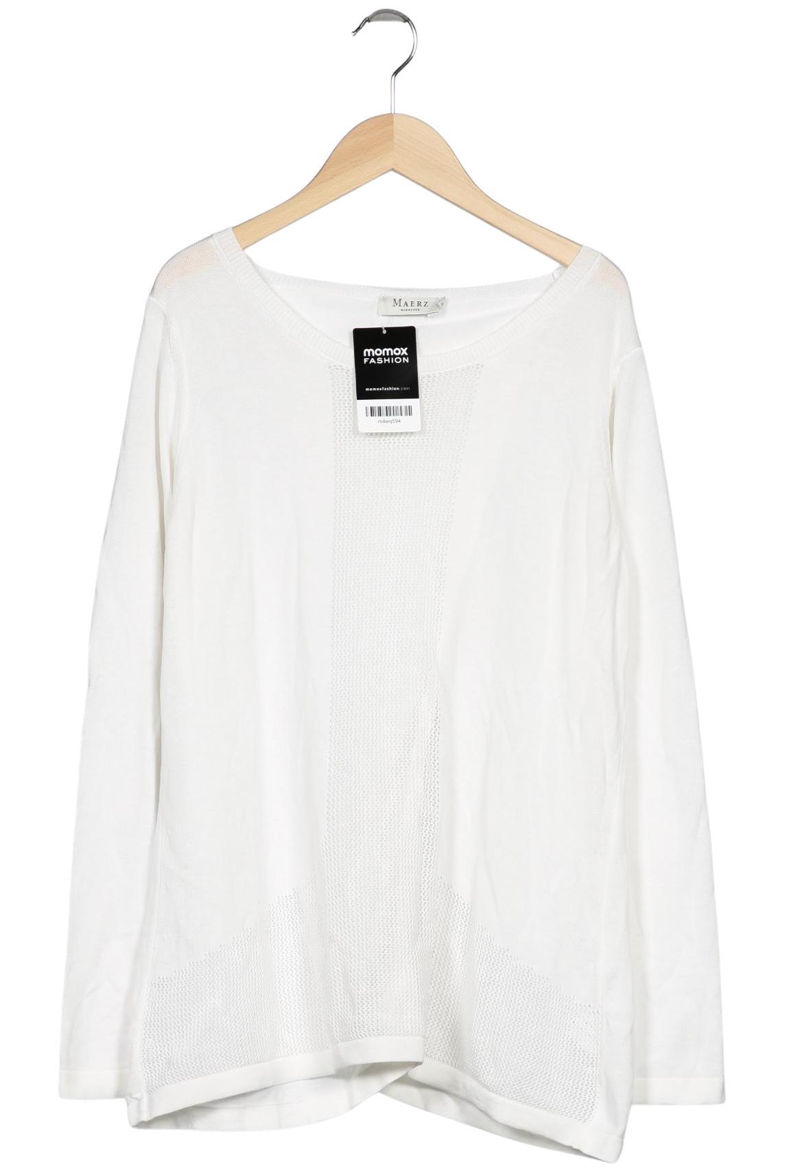 

Maerz Damen Pullover, weiß, Gr. 40