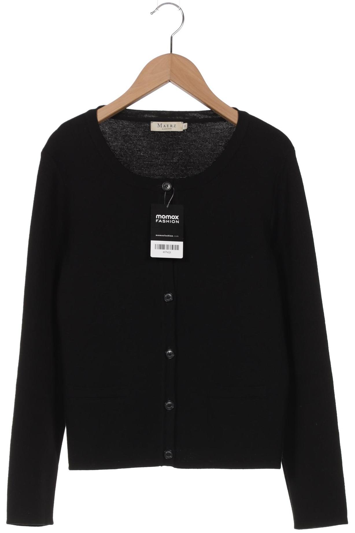 

Maerz Damen Strickjacke, schwarz, Gr. 38