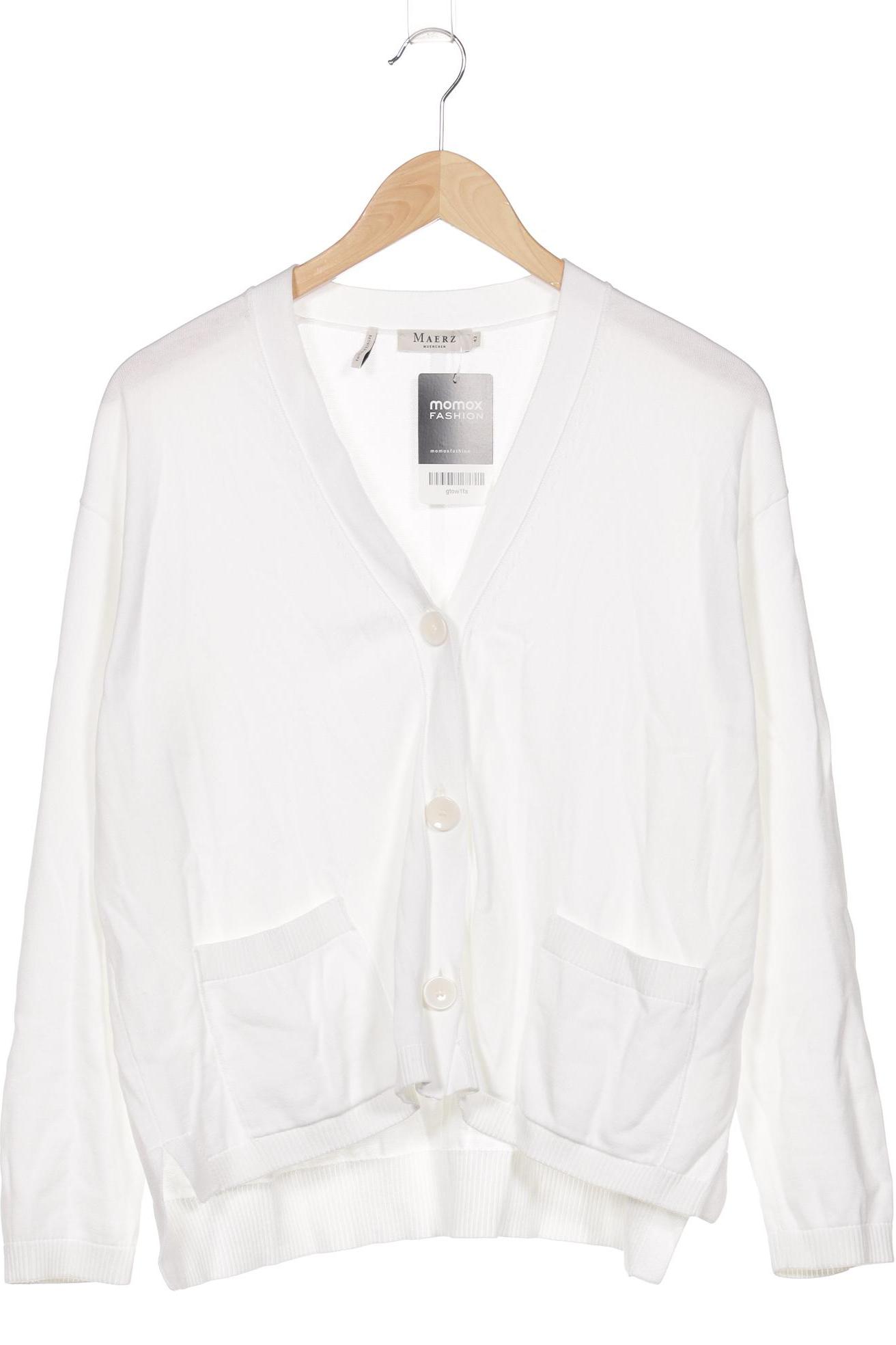 

Maerz Damen Strickjacke, weiß, Gr. 42