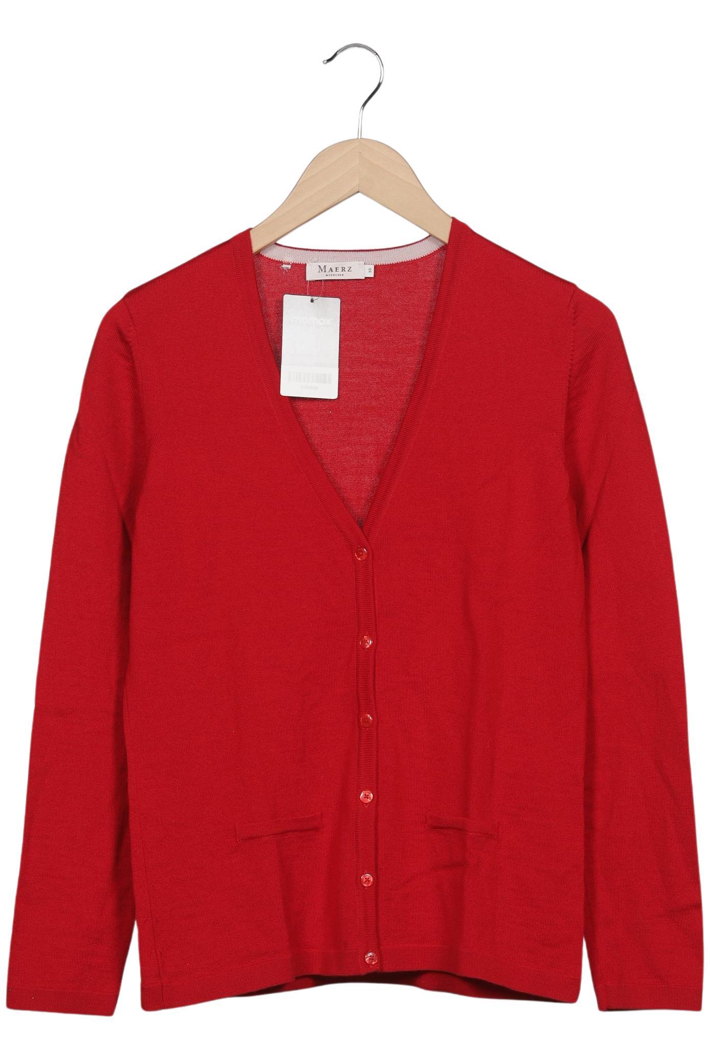 

Maerz Damen Strickjacke, rot, Gr. 38