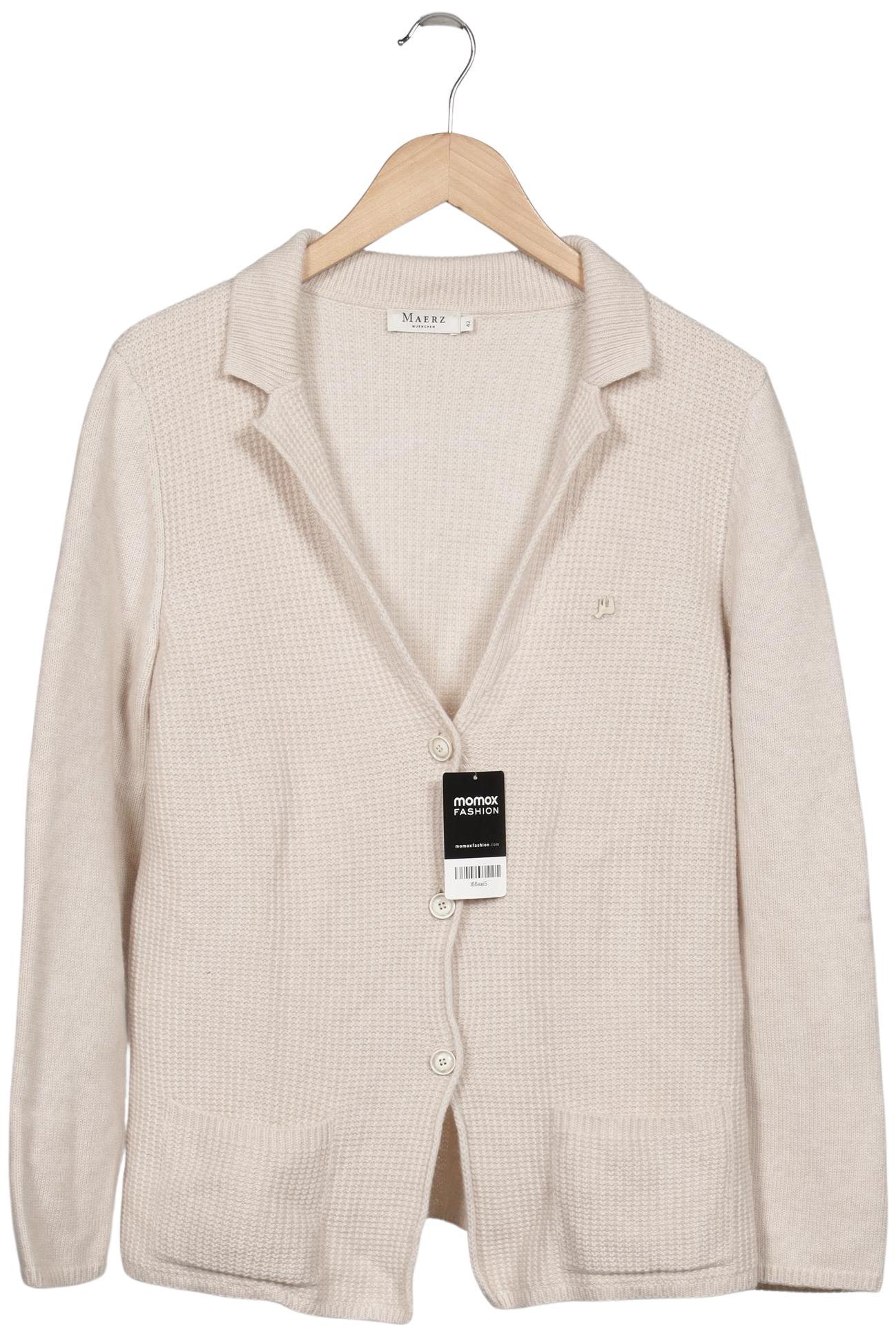 

Maerz Damen Strickjacke, beige, Gr. 42
