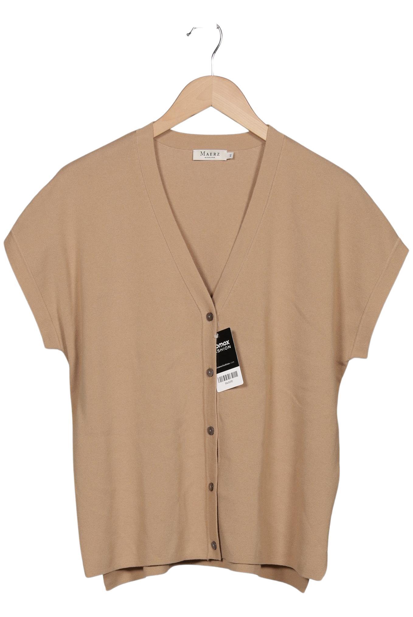 

Maerz Damen Strickjacke, beige, Gr. 40