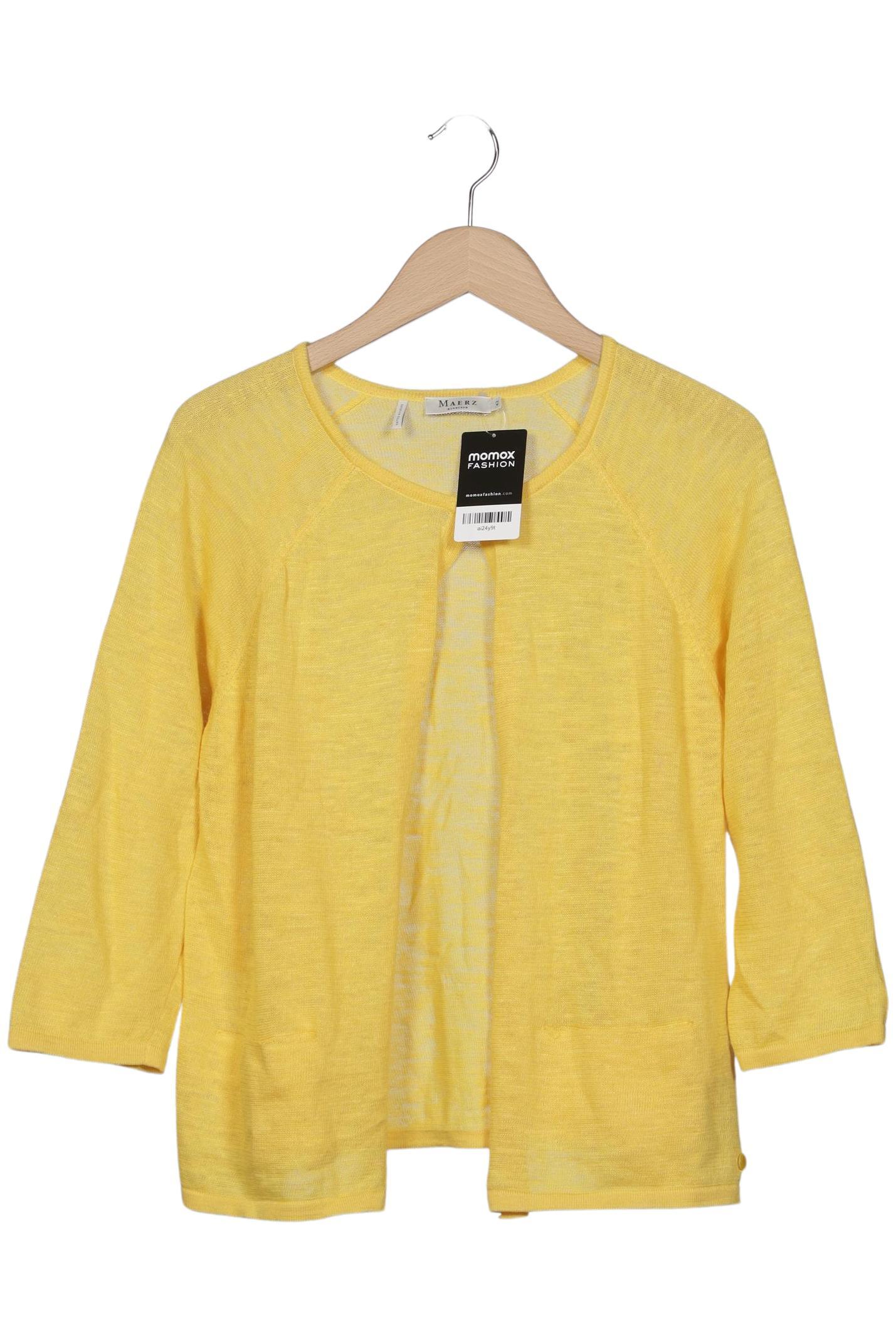 

Maerz Damen Strickjacke, gelb, Gr. 42