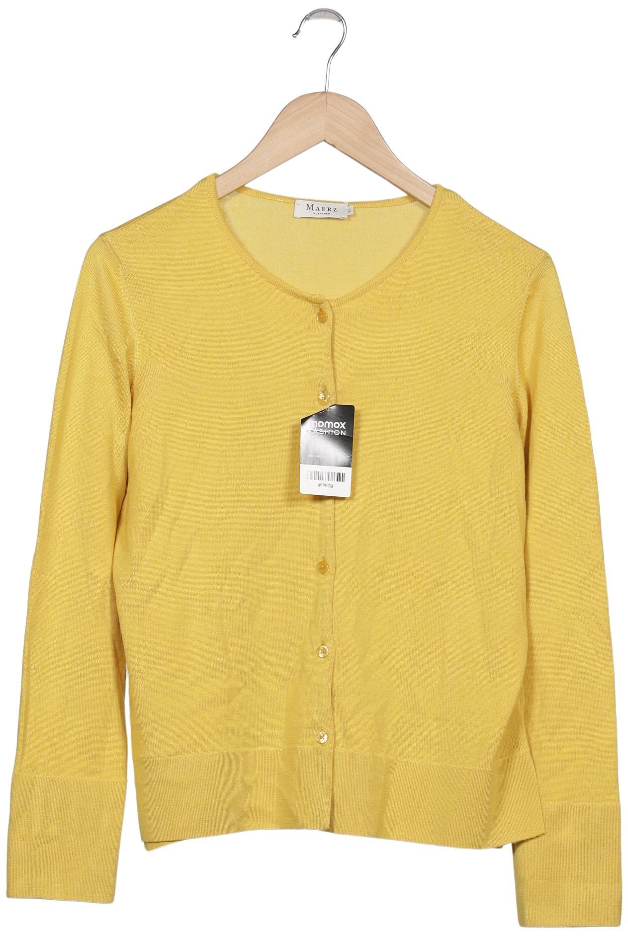 

Maerz Damen Strickjacke, gelb, Gr. 42
