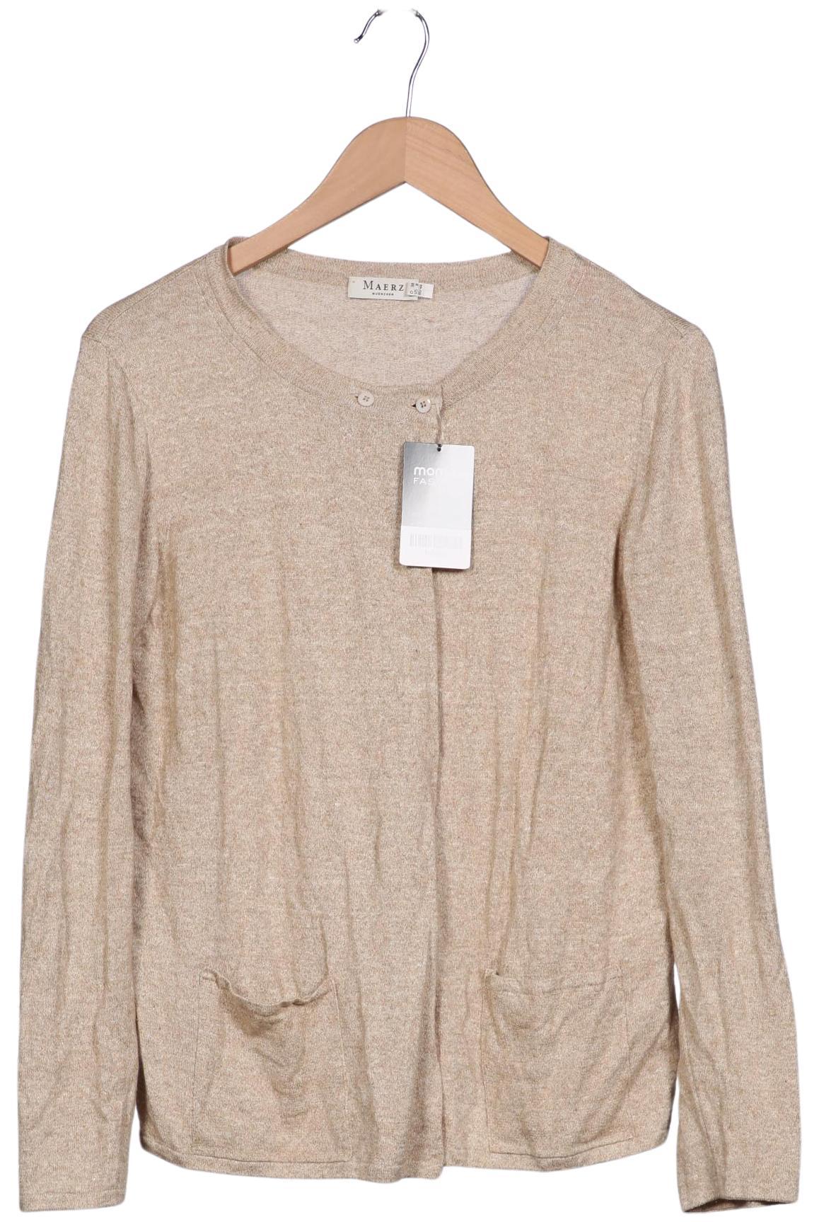 

Maerz Damen Strickjacke, beige, Gr. 38