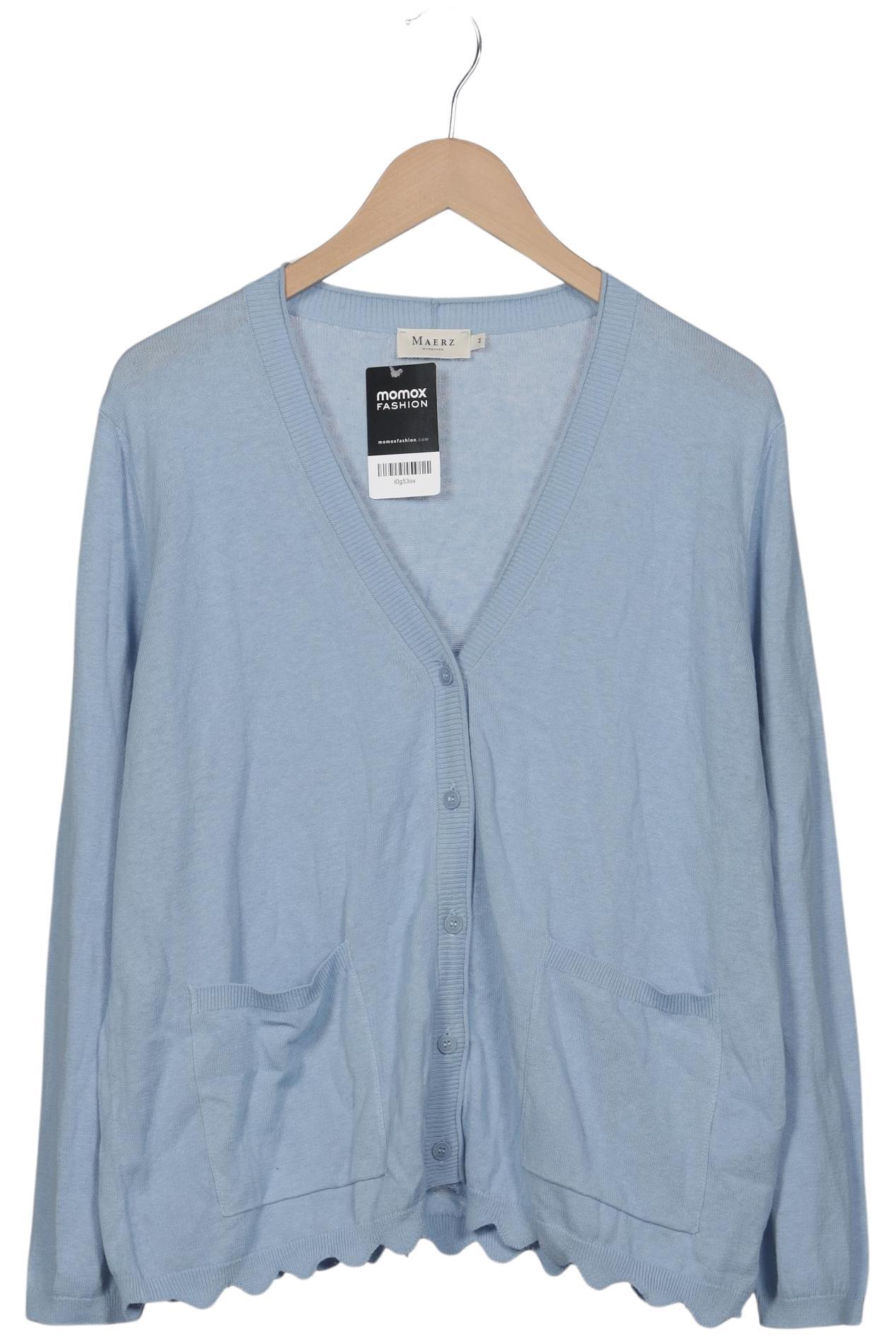 

Maerz Damen Strickjacke, hellblau, Gr. 44