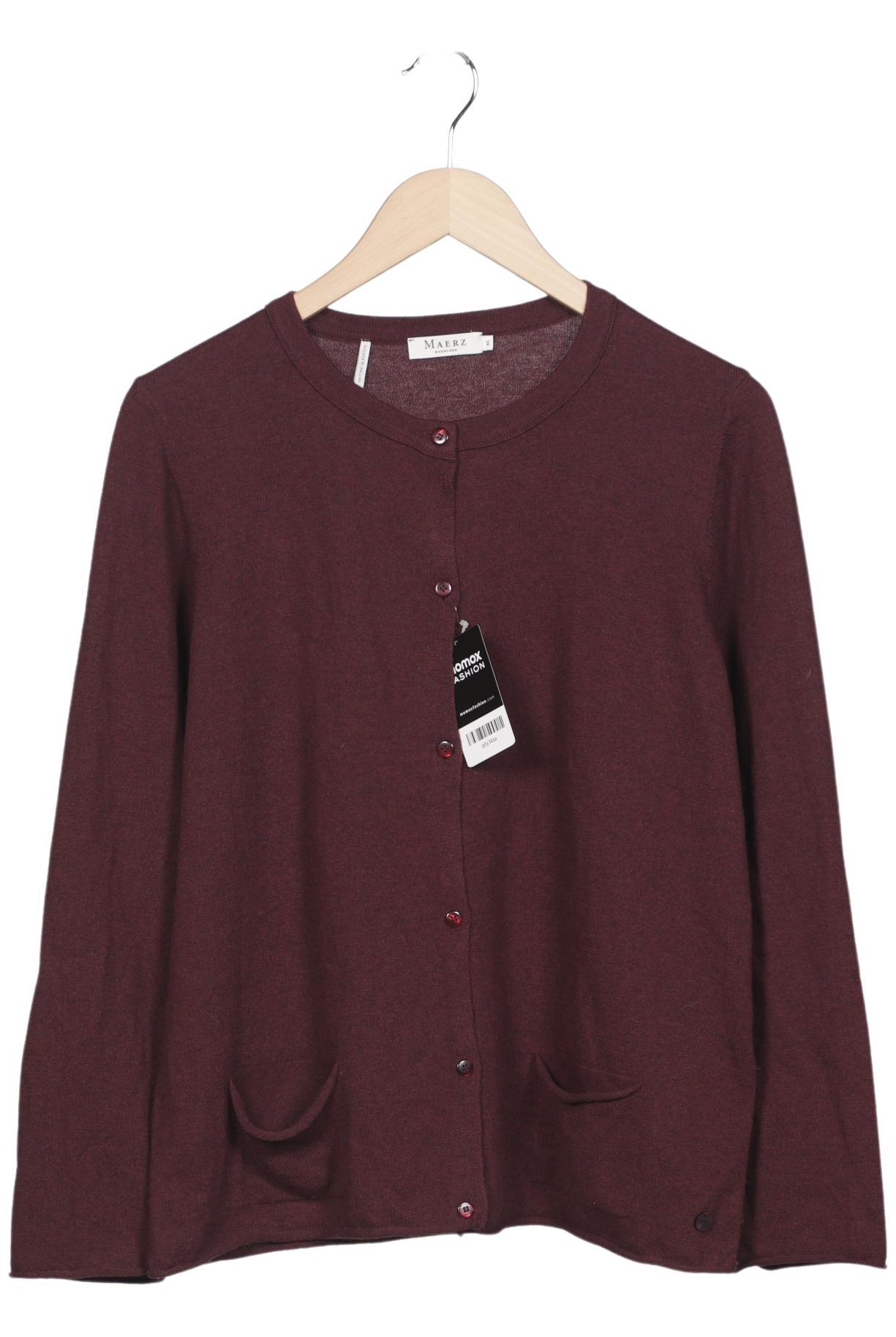 

Maerz Damen Strickjacke, bordeaux, Gr. 46