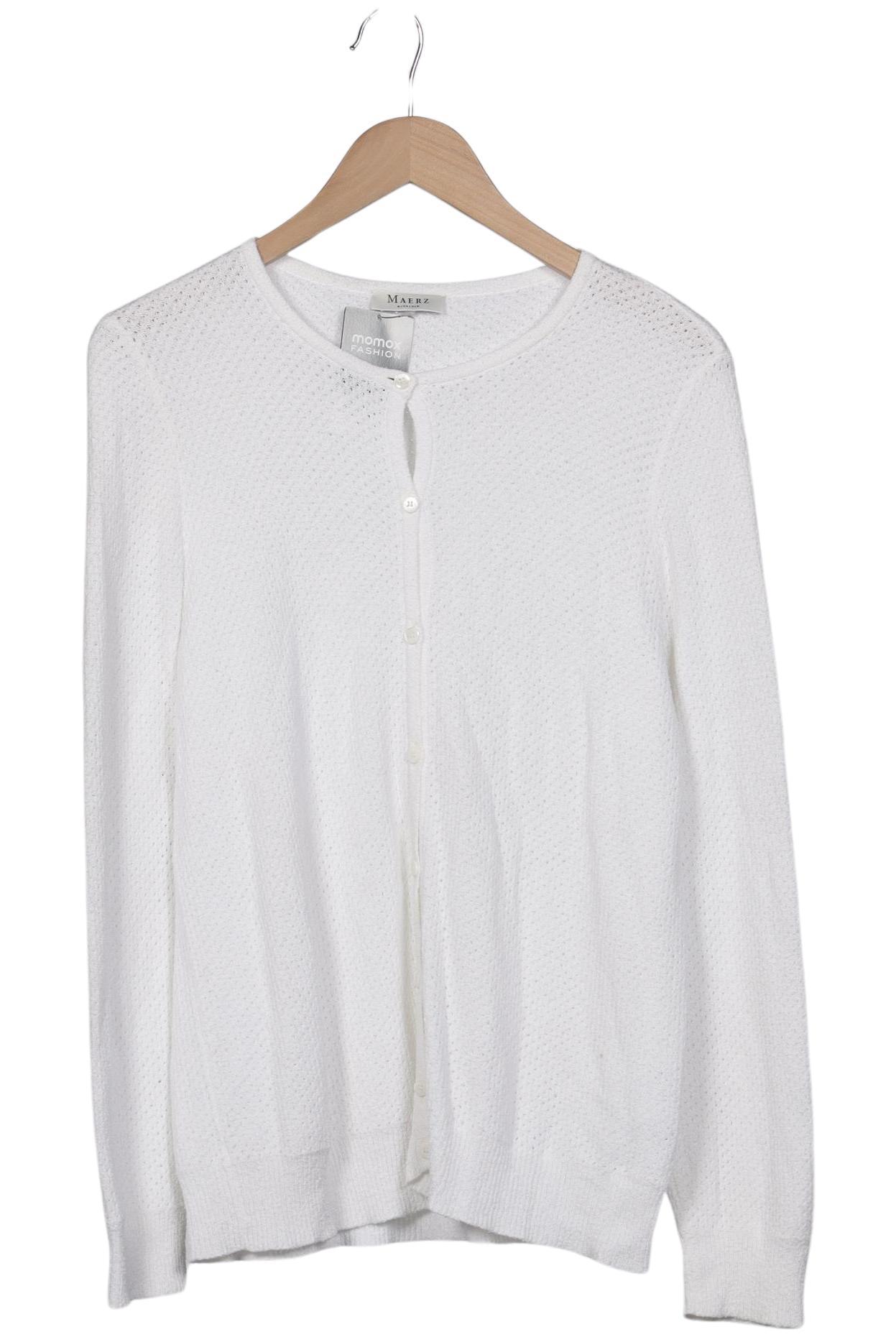 

Maerz Damen Strickjacke, weiß, Gr. 42