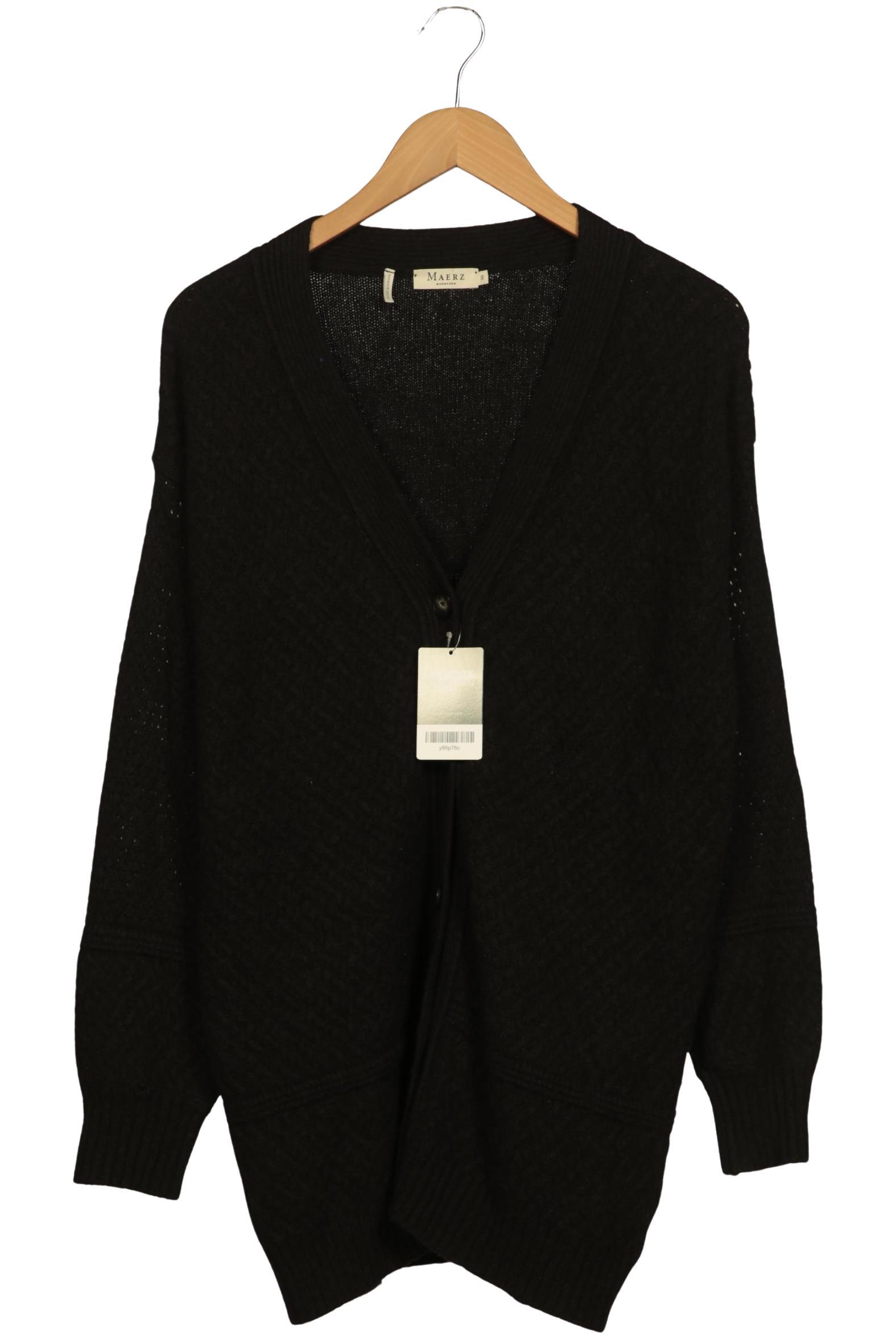 

Maerz Damen Strickjacke, schwarz, Gr. 36