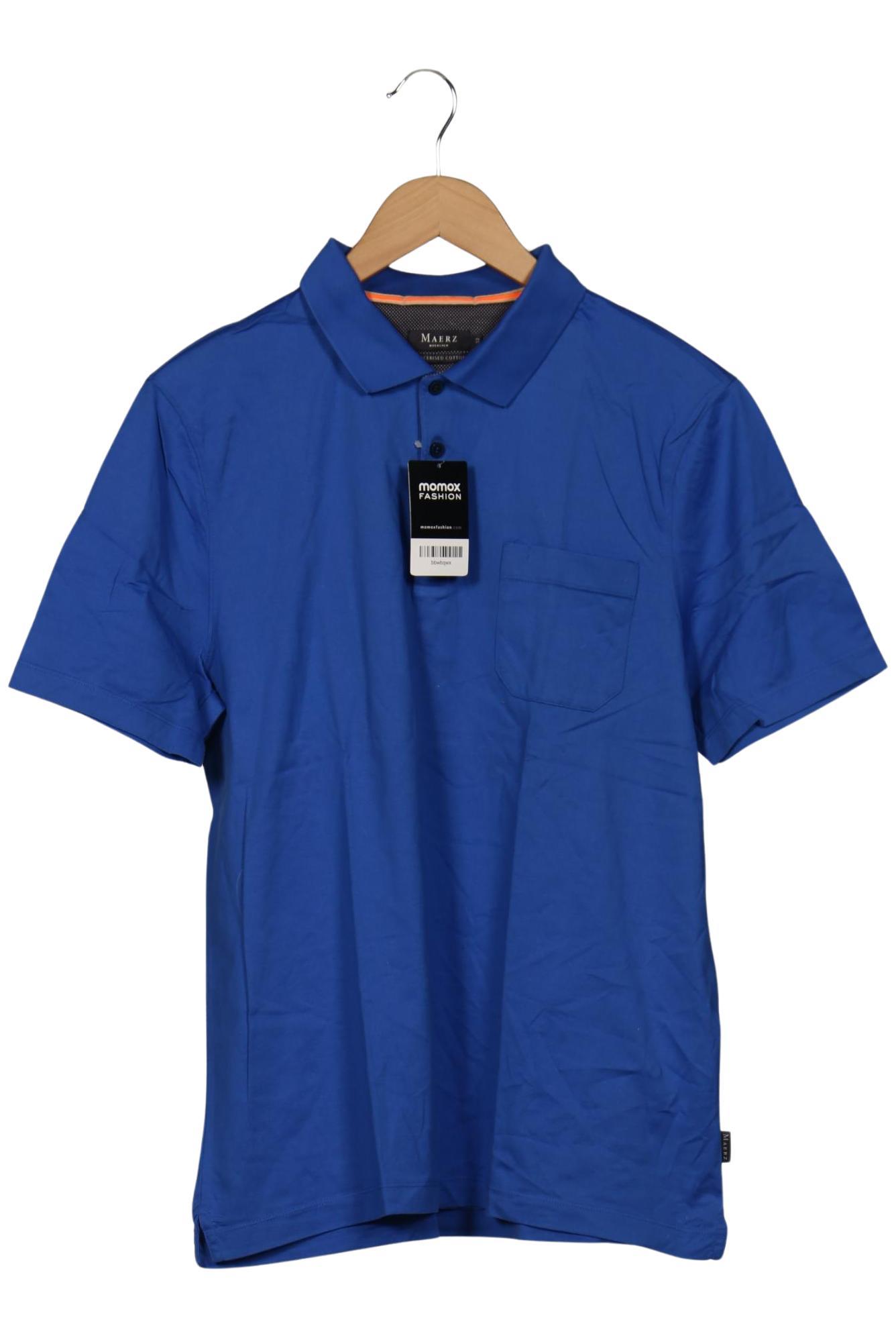 

Maerz Herren Poloshirt, blau, Gr. 52