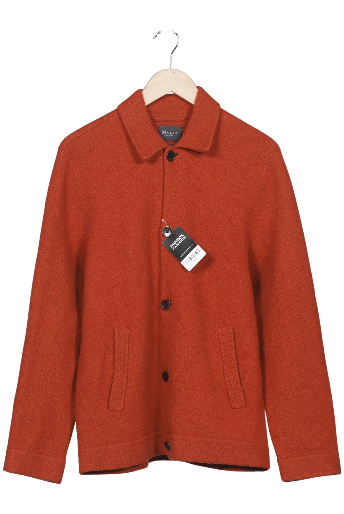 Thumbnail - Maerz Herren Strickjacke, orange, Gr. 50