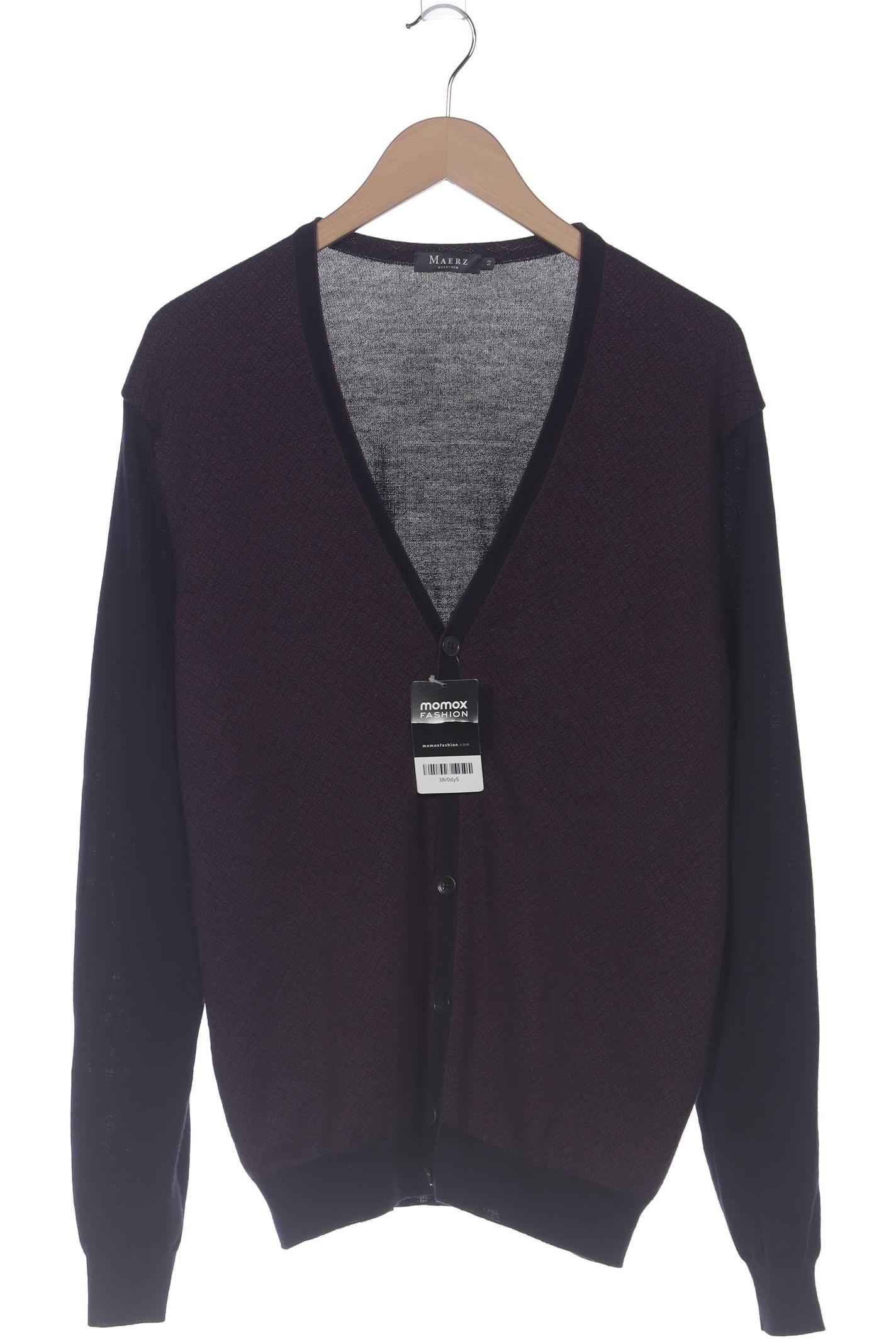 Thumbnail - Maerz Herren Strickjacke, bordeaux, Gr. 52