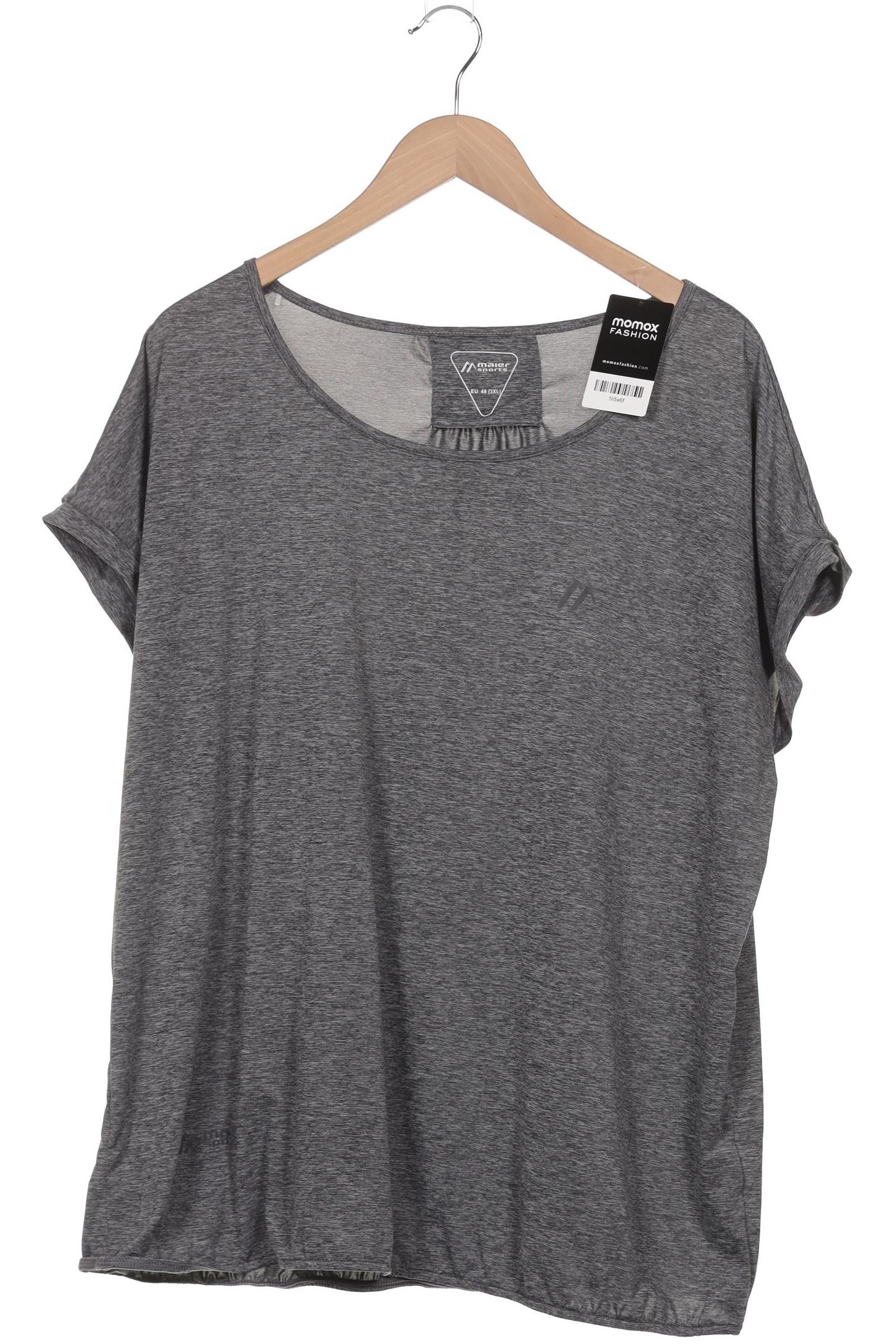 

Maier Sports Damen T-Shirt, grau, Gr. 48