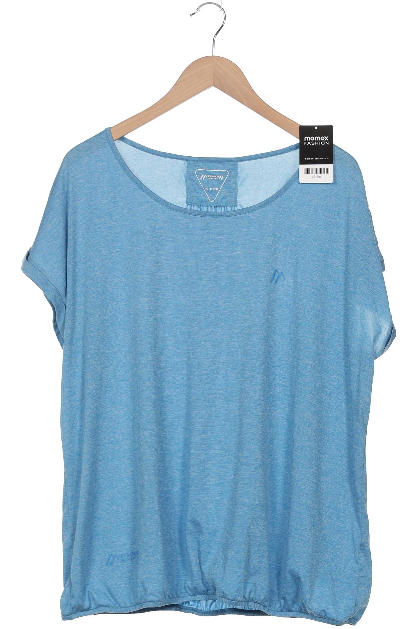 

Maier Sports Damen T-Shirt, blau, Gr. 48