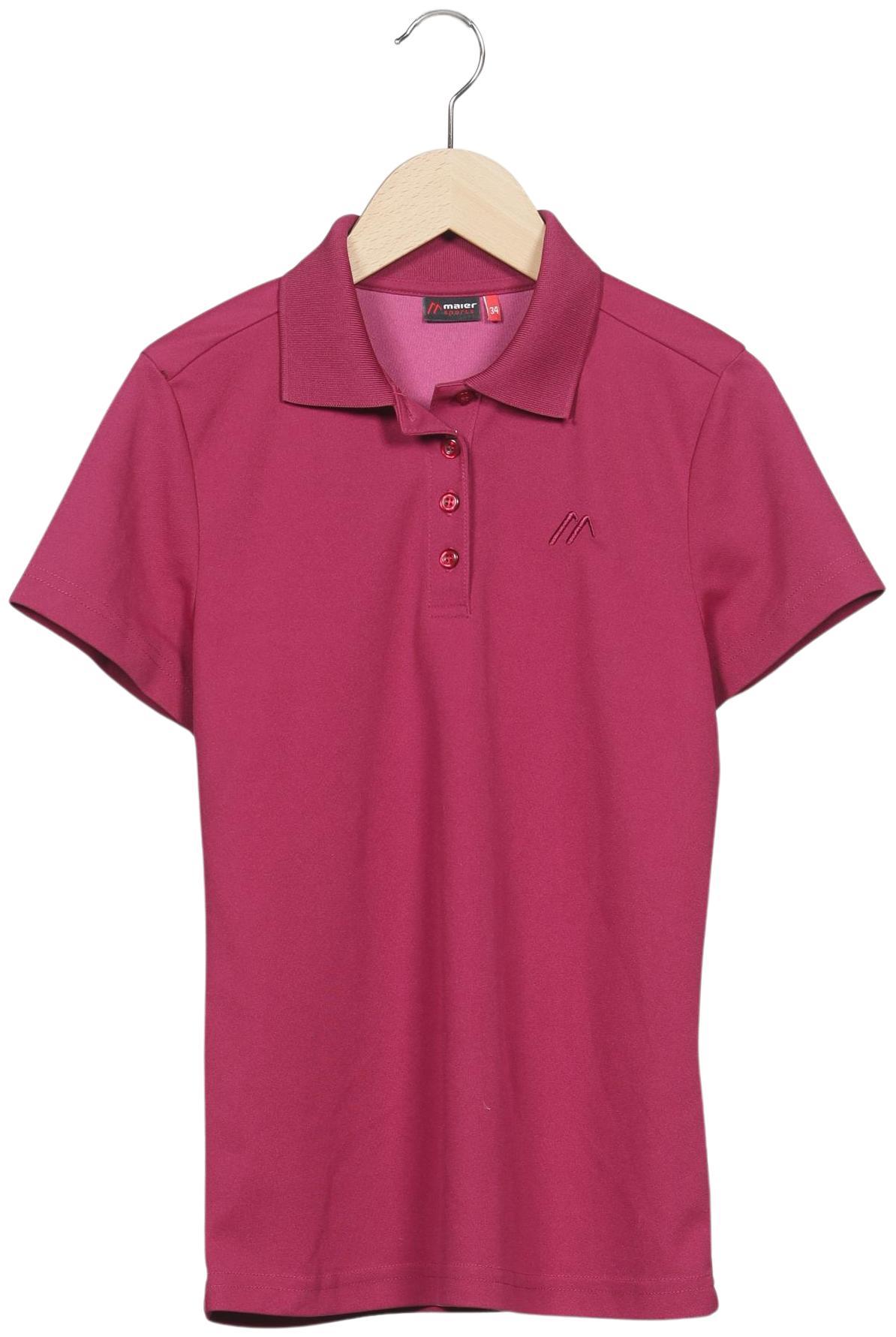 

Maier Sports Damen Poloshirt, pink, Gr. 34