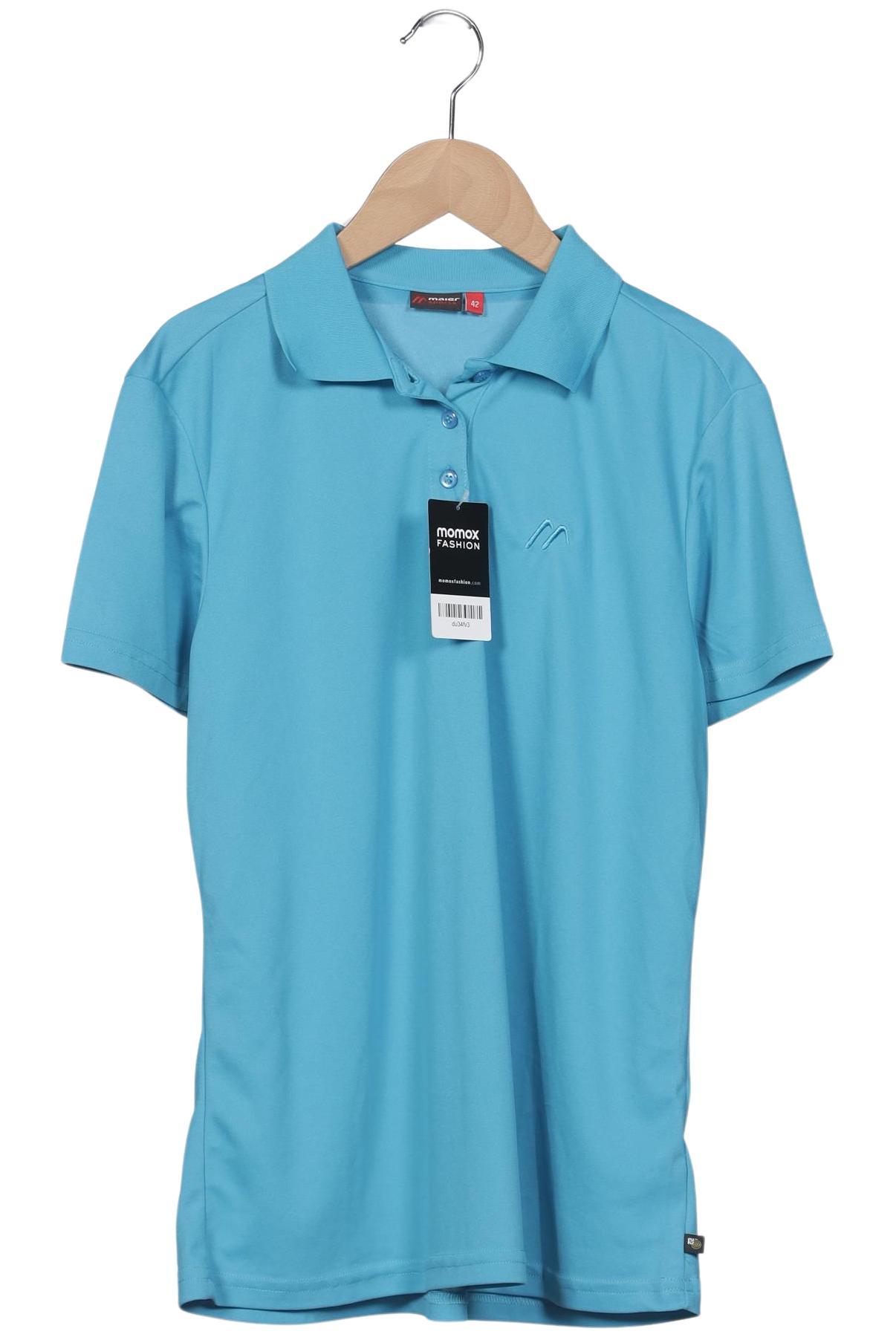 

Maier Sports Damen Poloshirt, blau, Gr. 42