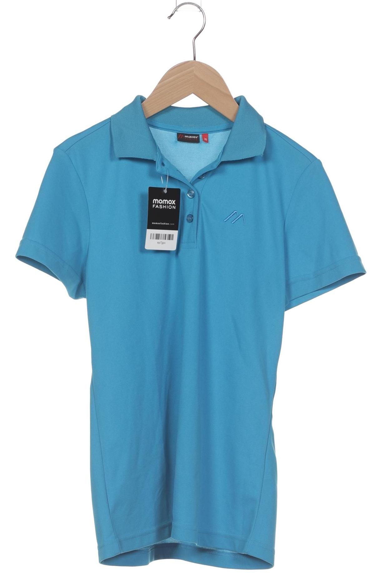 

Maier Sports Damen Poloshirt, blau, Gr. 36