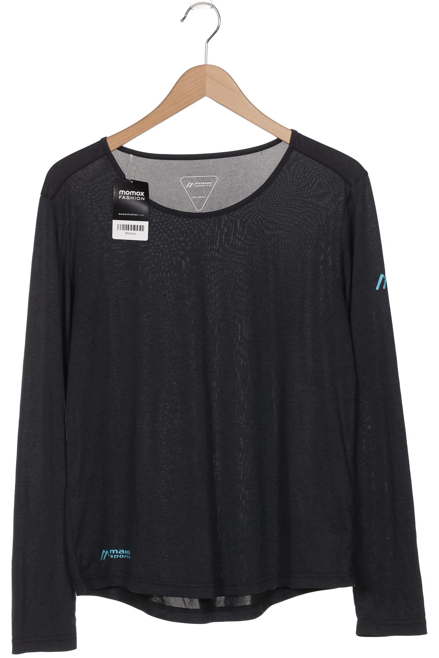 

Maier Sports Damen Langarmshirt, grau, Gr. 42