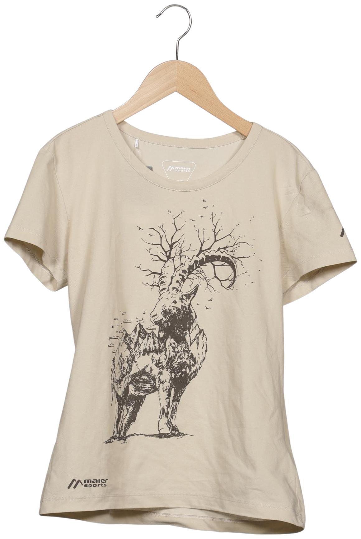 

Maier Sports Damen T-Shirt, beige, Gr. 36