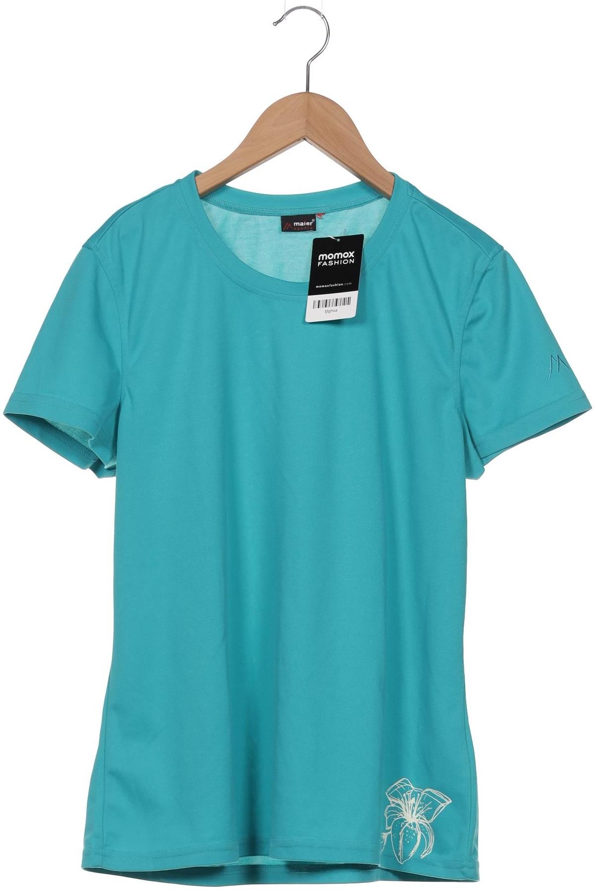 

Maier Sports Damen T-Shirt, blau, Gr. 42
