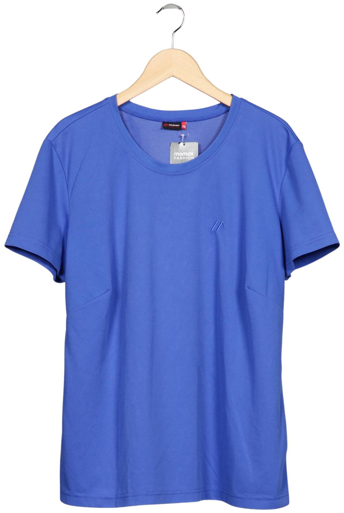 

Maier Sports Damen T-Shirt, blau, Gr. 48