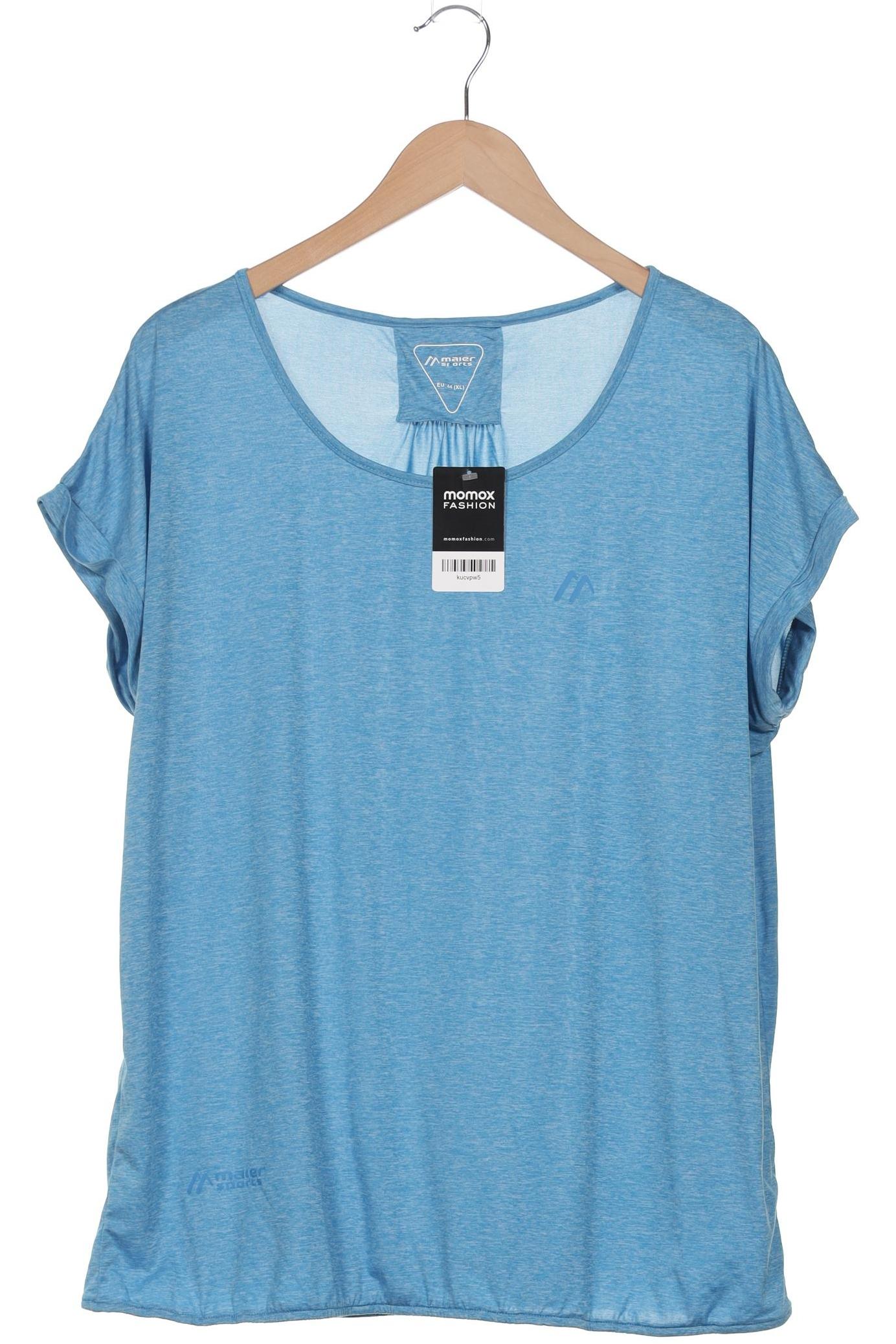 

Maier Sports Damen T-Shirt, blau, Gr. 44