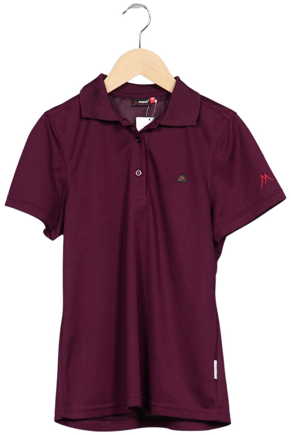 

Maier Sports Damen Poloshirt, bordeaux, Gr. 38