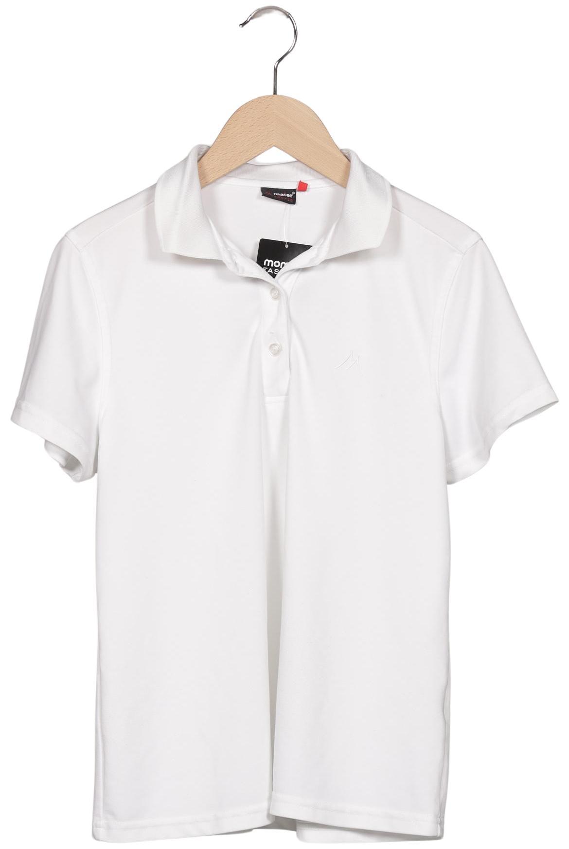 

Maier Sports Damen Poloshirt, weiß, Gr. 40
