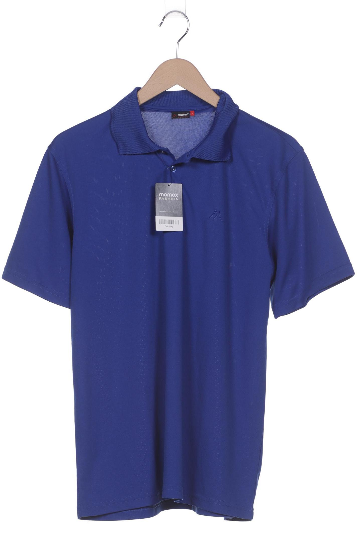 

Maier Sports Herren Poloshirt, blau, Gr. 52