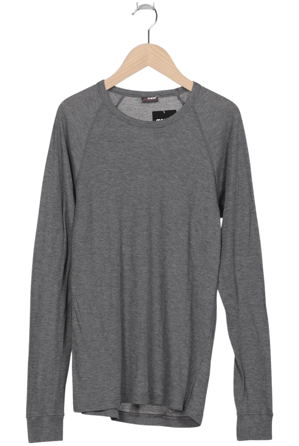 Thumbnail - Maier Sports Herren Langarmshirt, grau, Gr. 48