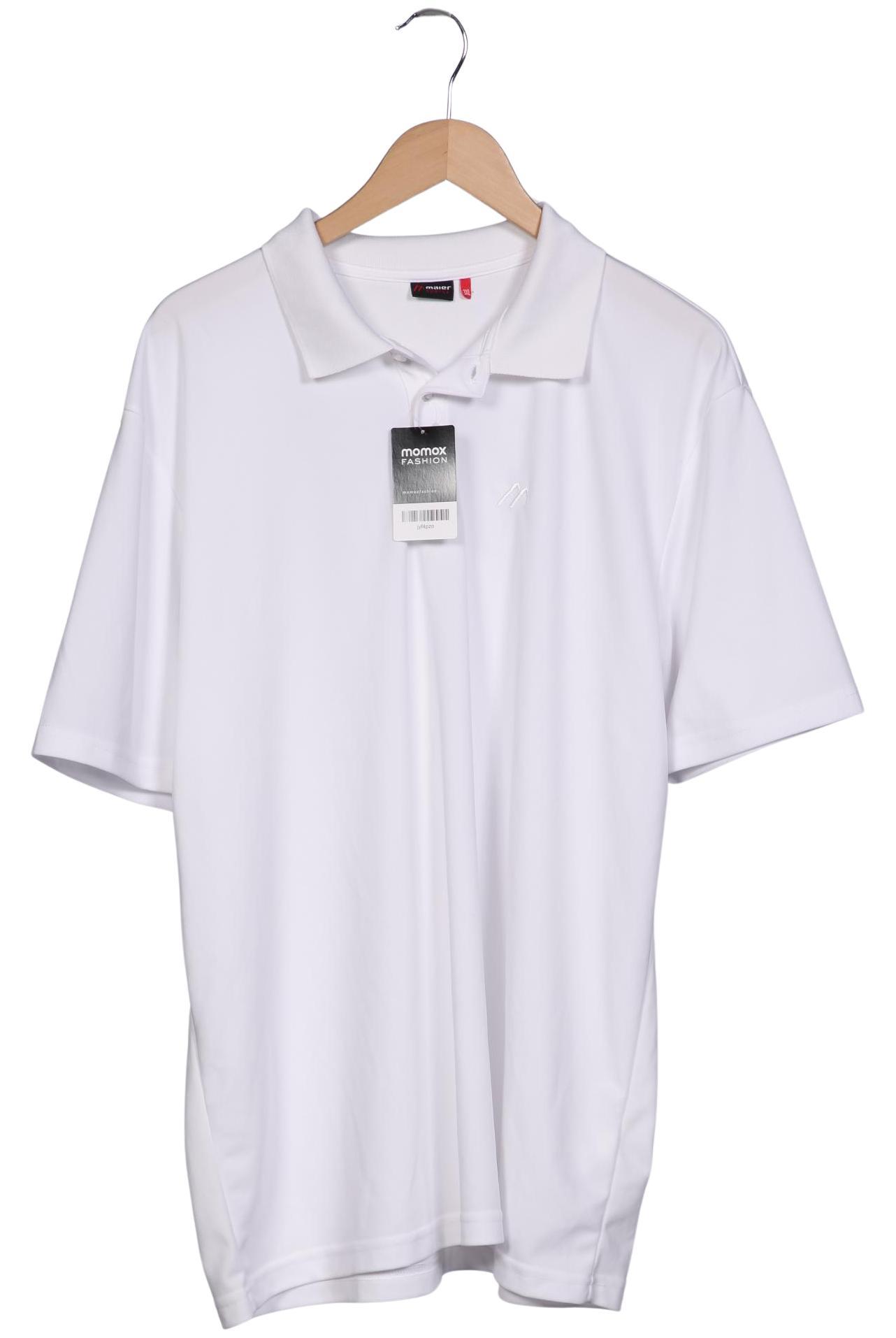 Thumbnail - Maier Sports Herren Poloshirt, weiß, Gr. 58