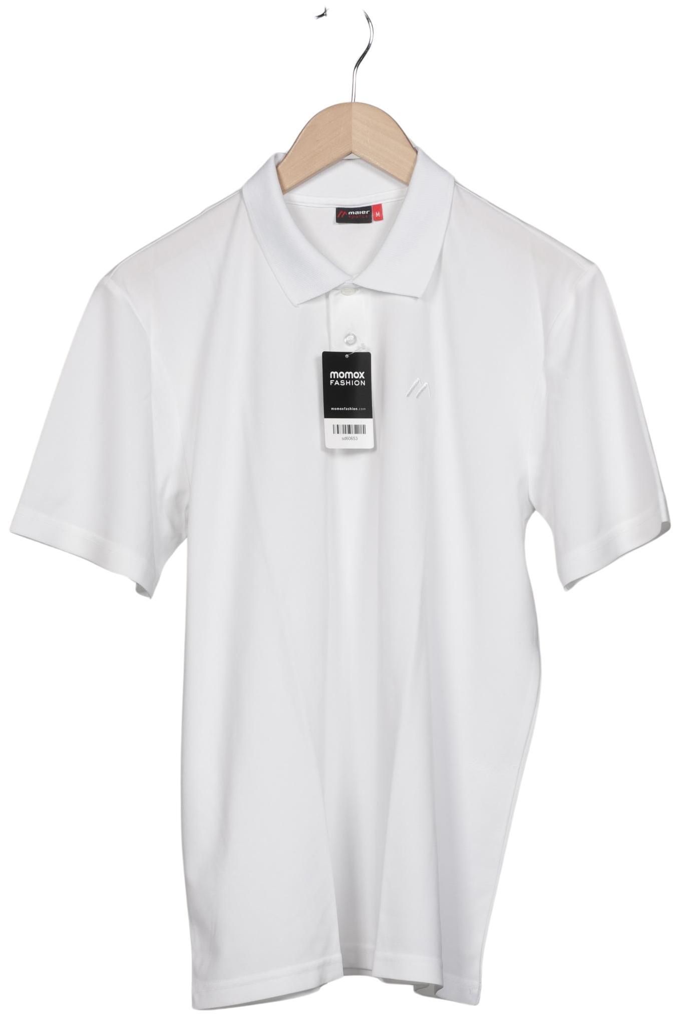 Thumbnail - Maier Sports Herren Poloshirt, weiß, Gr. 48
