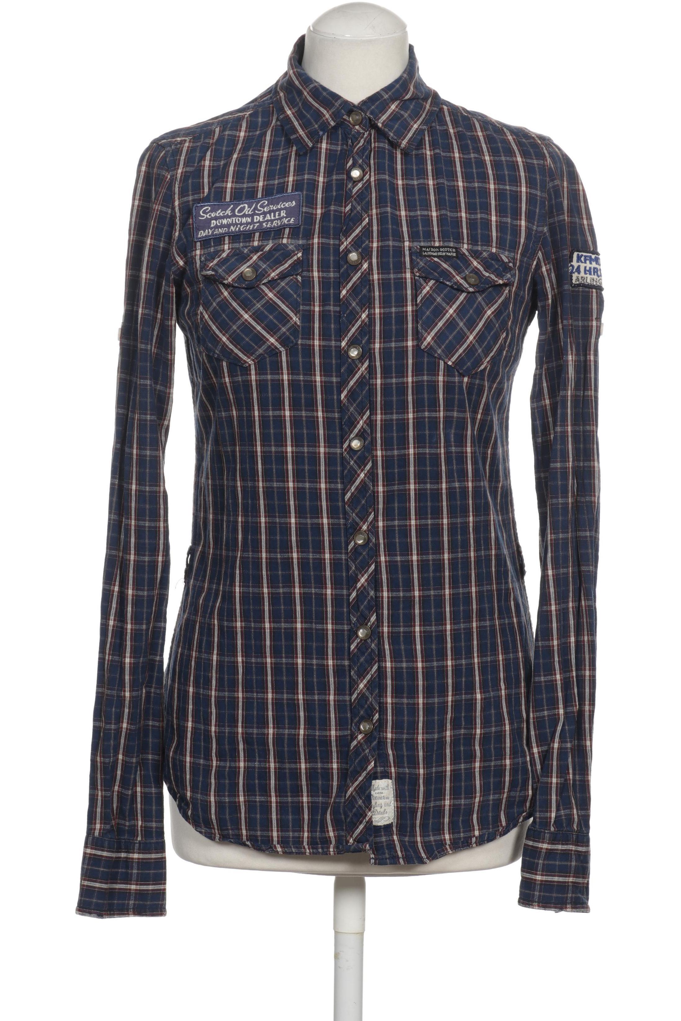 

Maison Scotch Damen Bluse, blau, Gr.