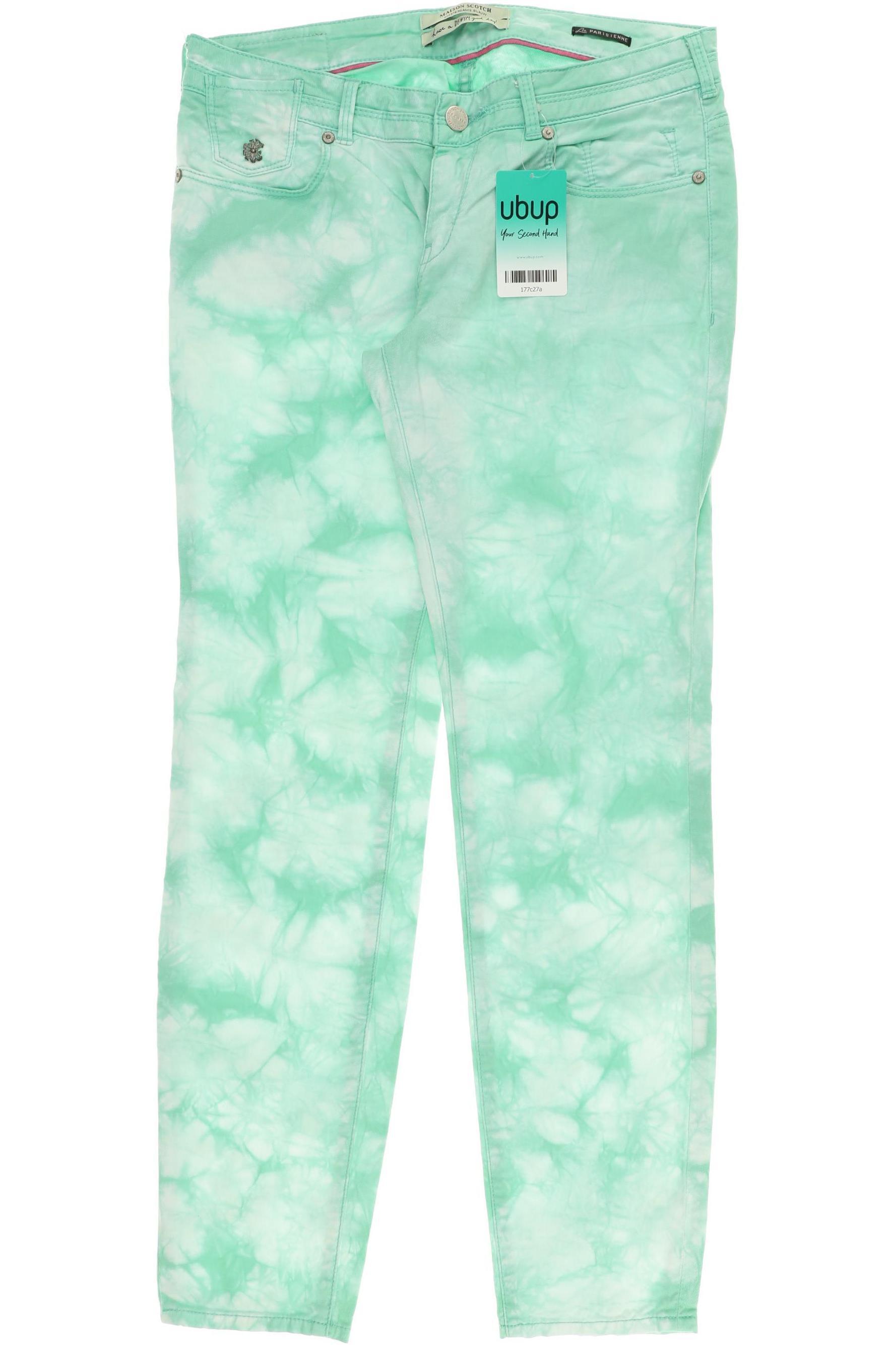 

Maison Scotch Damen Jeans, grün, Gr. 27