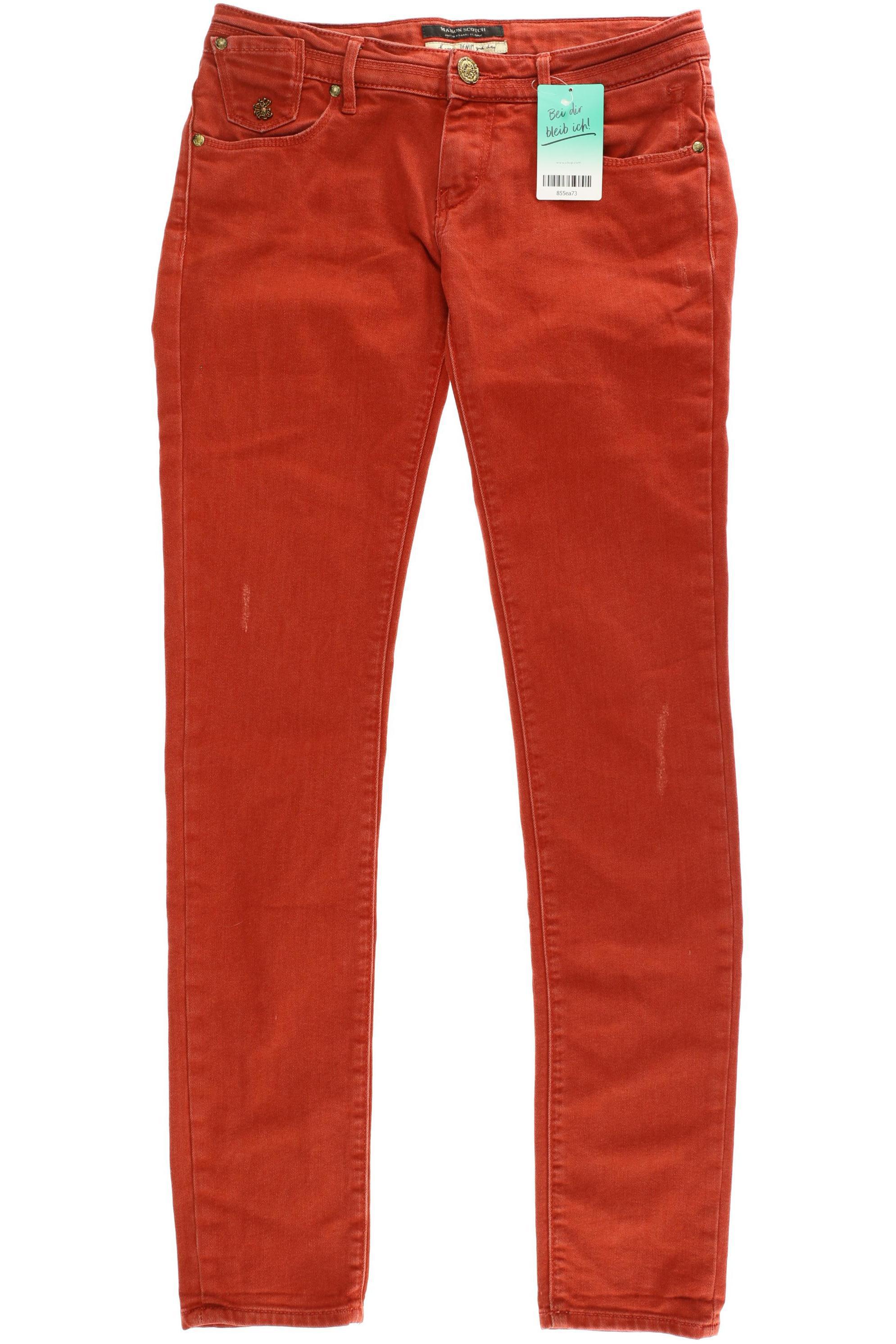 

Maison Scotch Damen Jeans, rot, Gr. 27