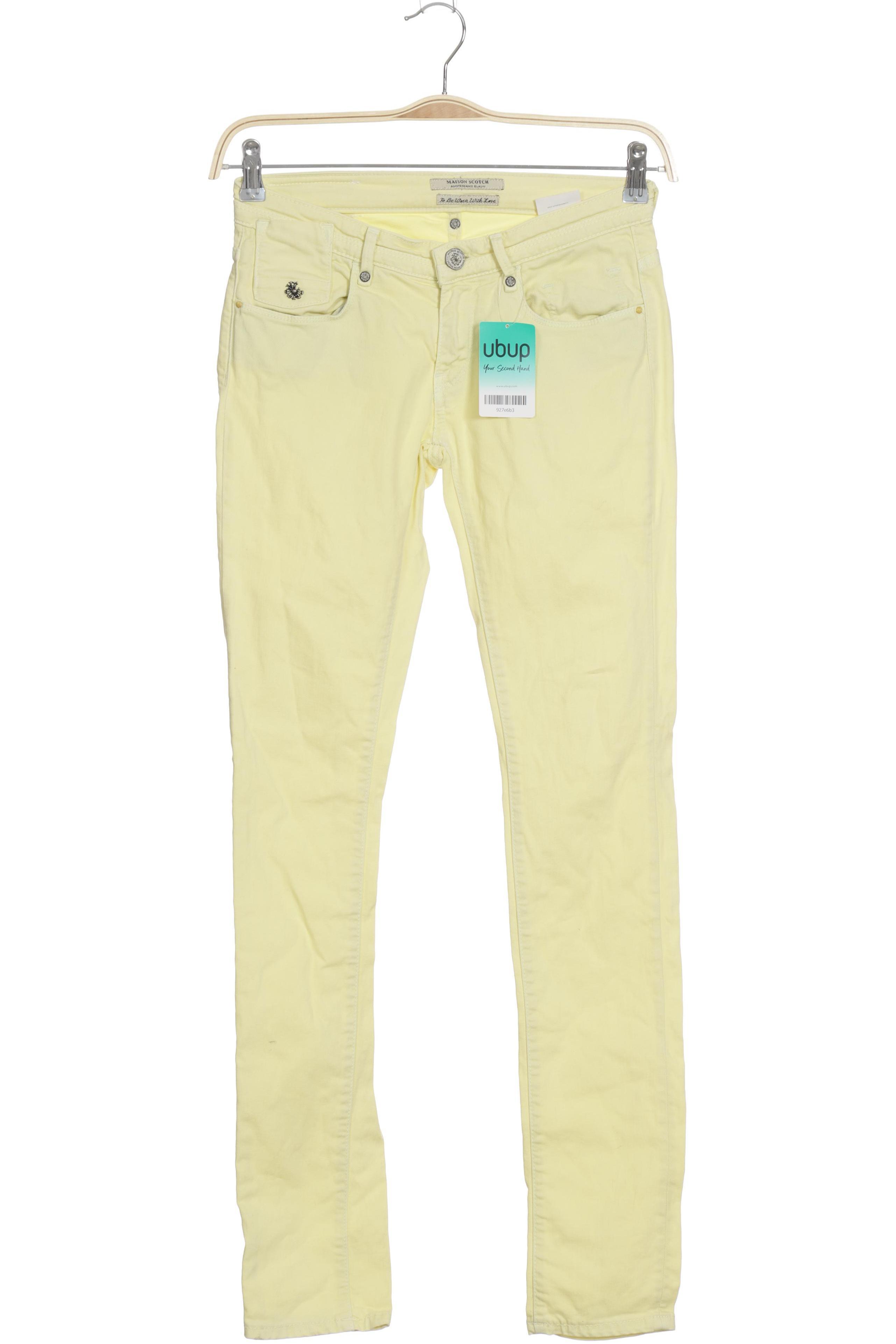 

Maison Scotch Damen Jeans, gelb, Gr. 25