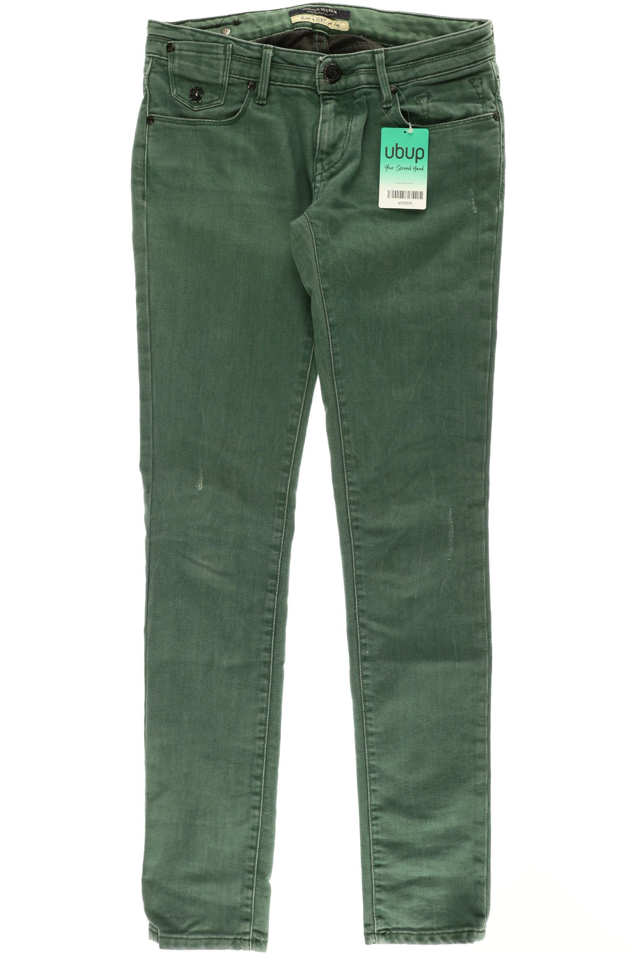 

Maison Scotch Damen Jeans, grün, Gr. 26