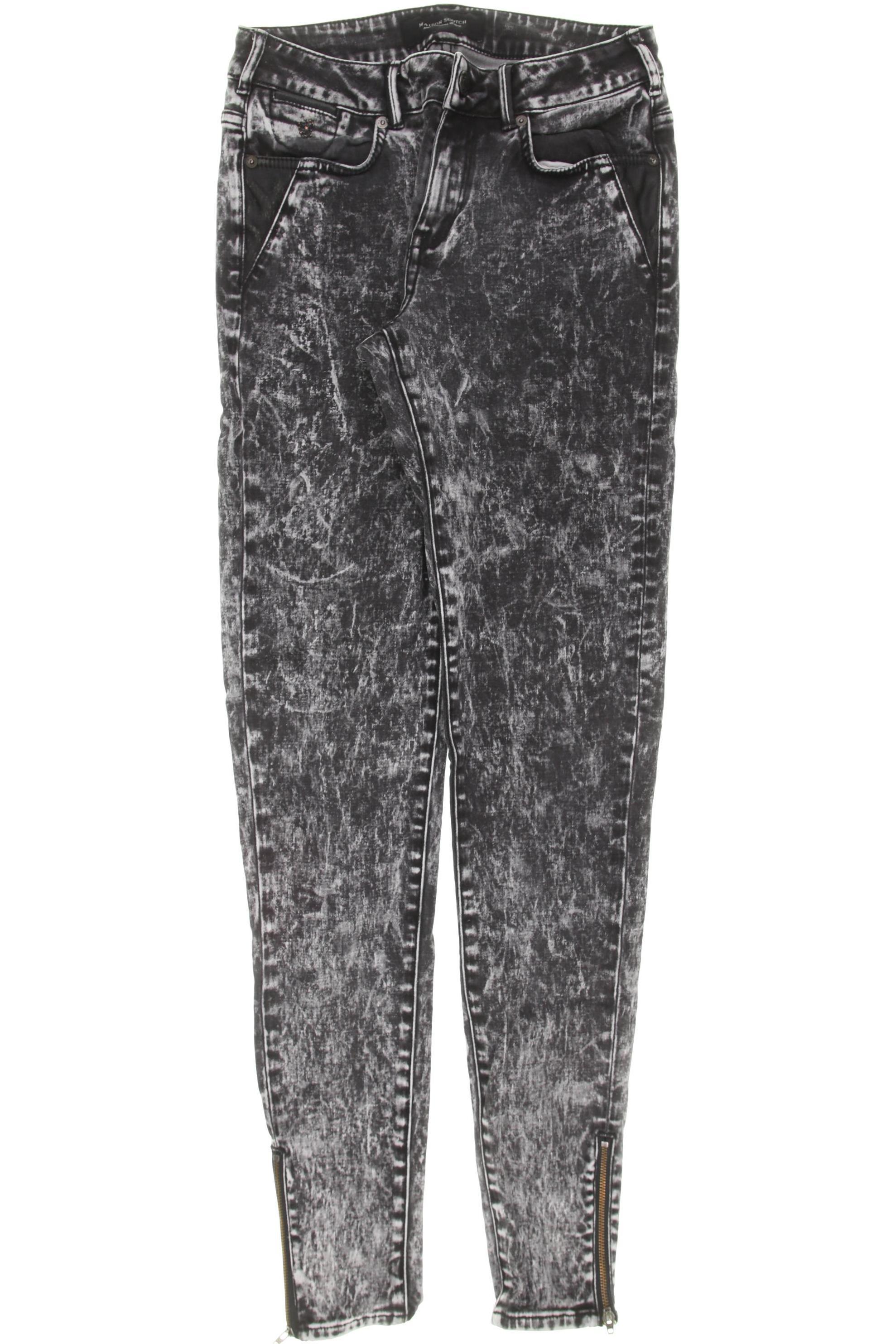 

Maison Scotch Damen Jeans, schwarz, Gr. 27