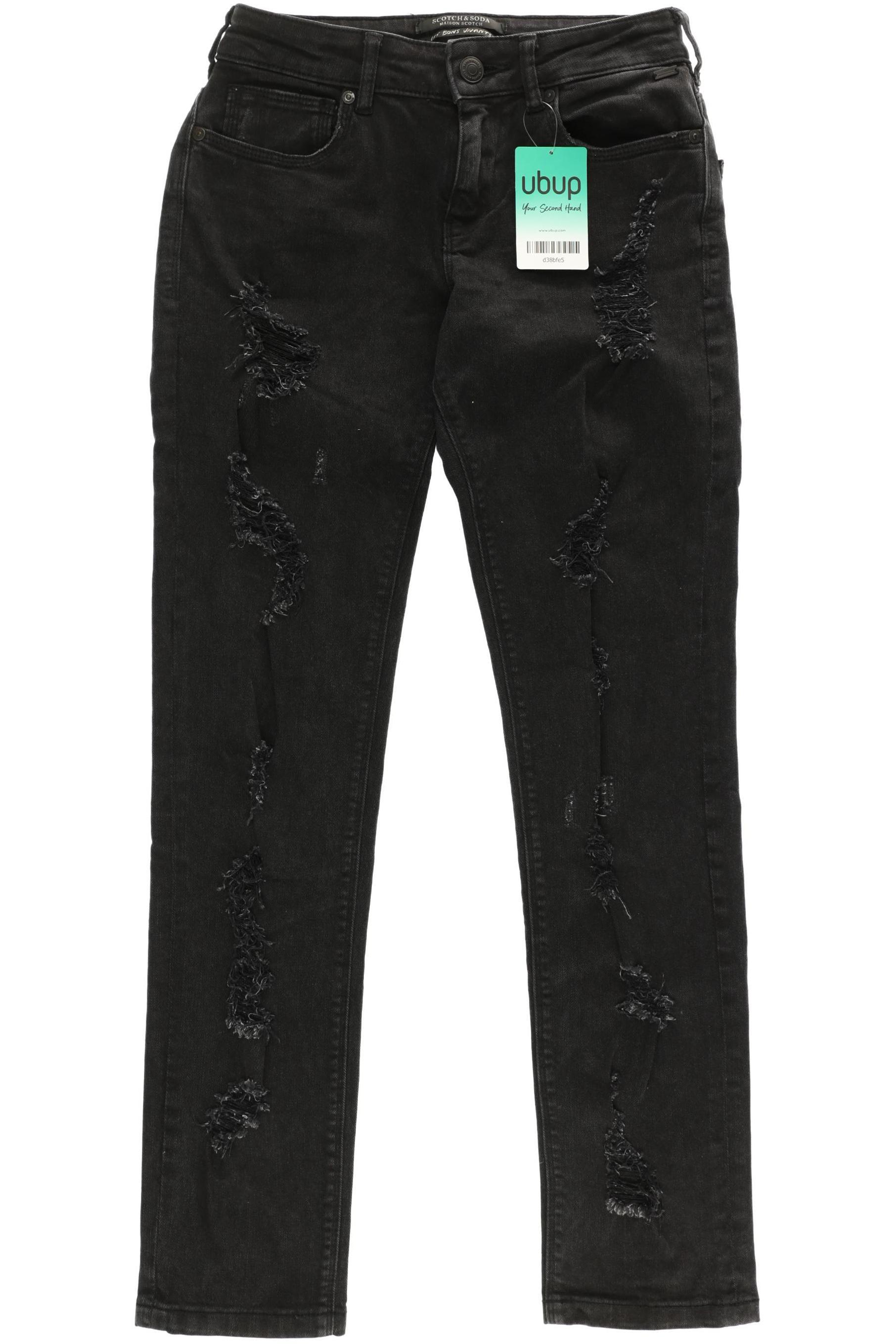 

Maison Scotch Damen Jeans, schwarz, Gr. 25