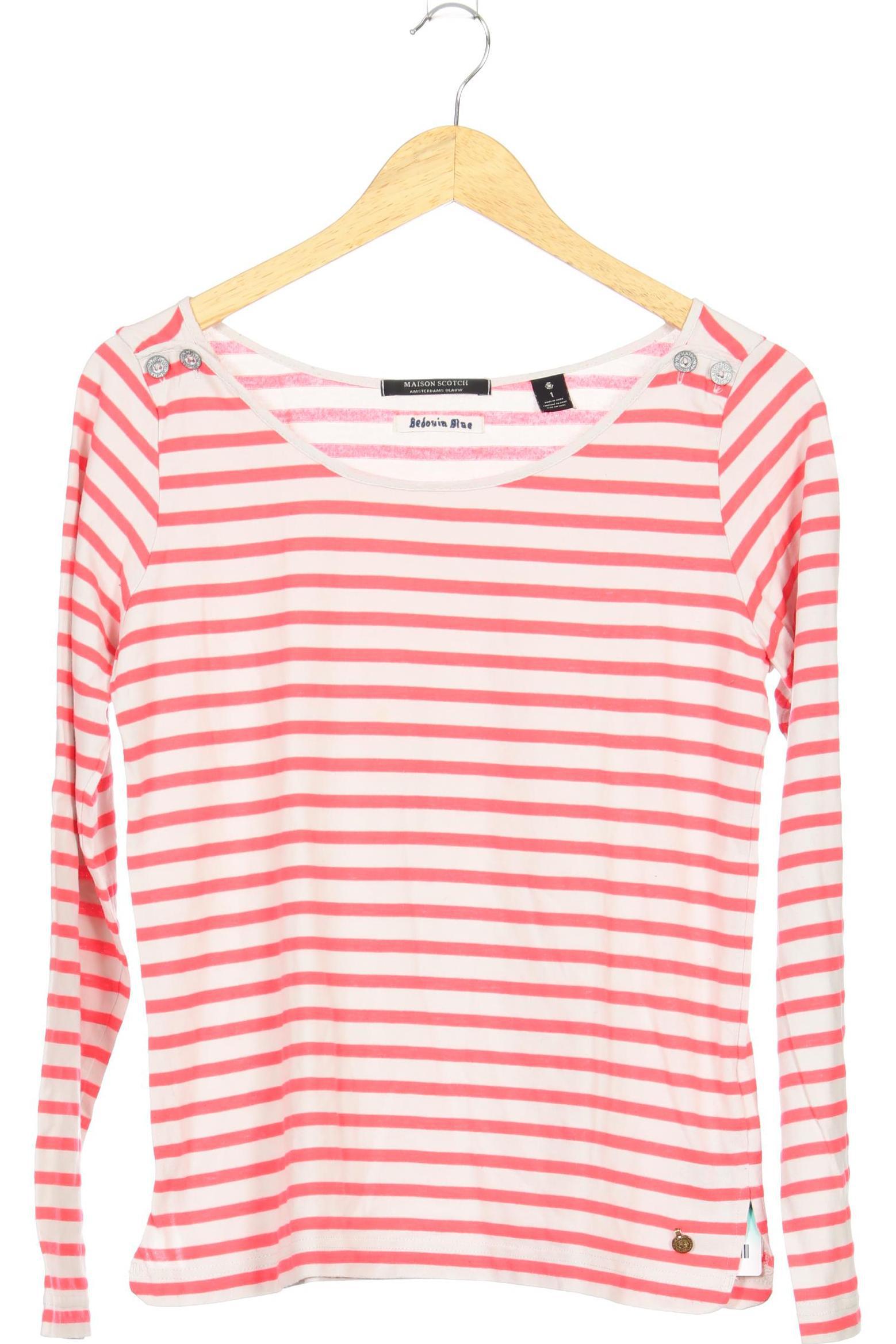 

Maison Scotch Damen Langarmshirt, pink, Gr.