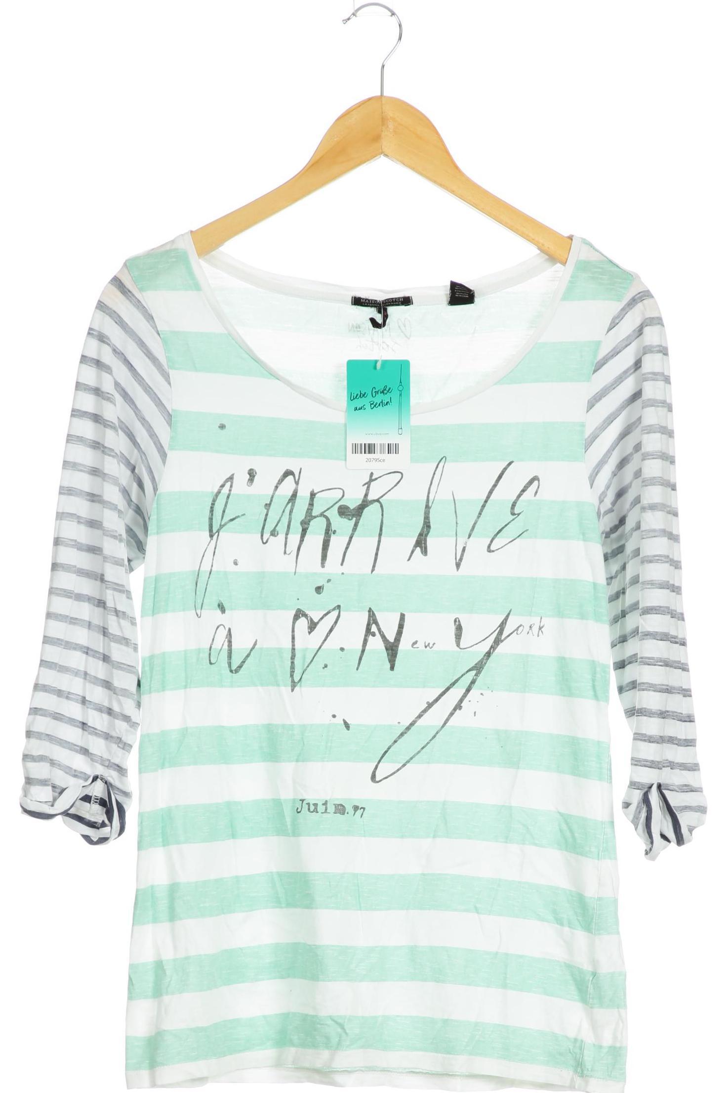 

Maison Scotch Damen Langarmshirt, grün, Gr.