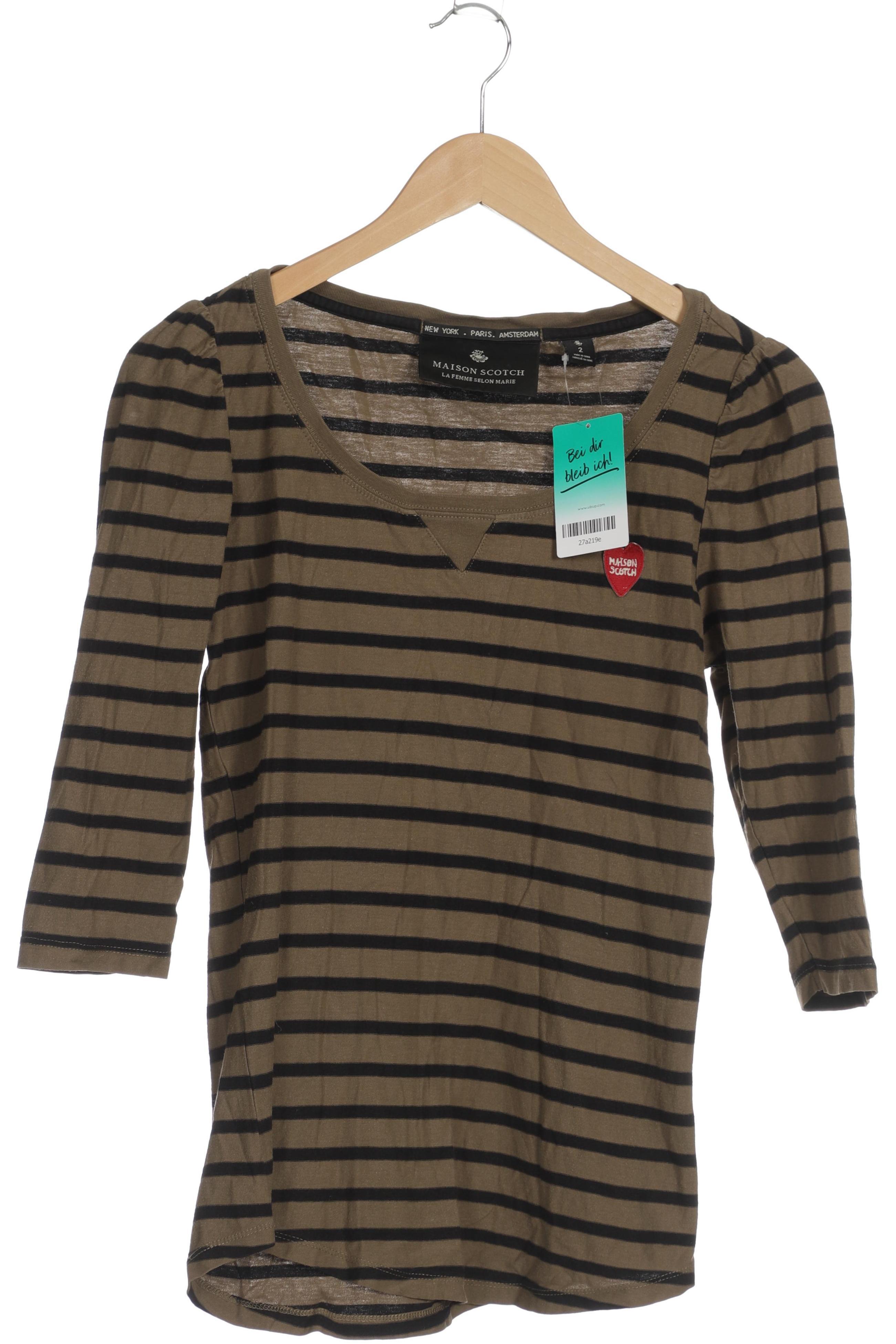 

Maison Scotch Damen Langarmshirt, braun, Gr.