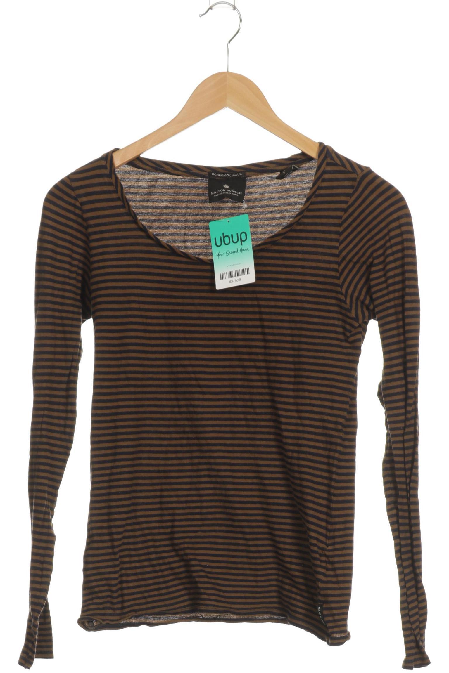 

Maison Scotch Damen Langarmshirt, grün, Gr.