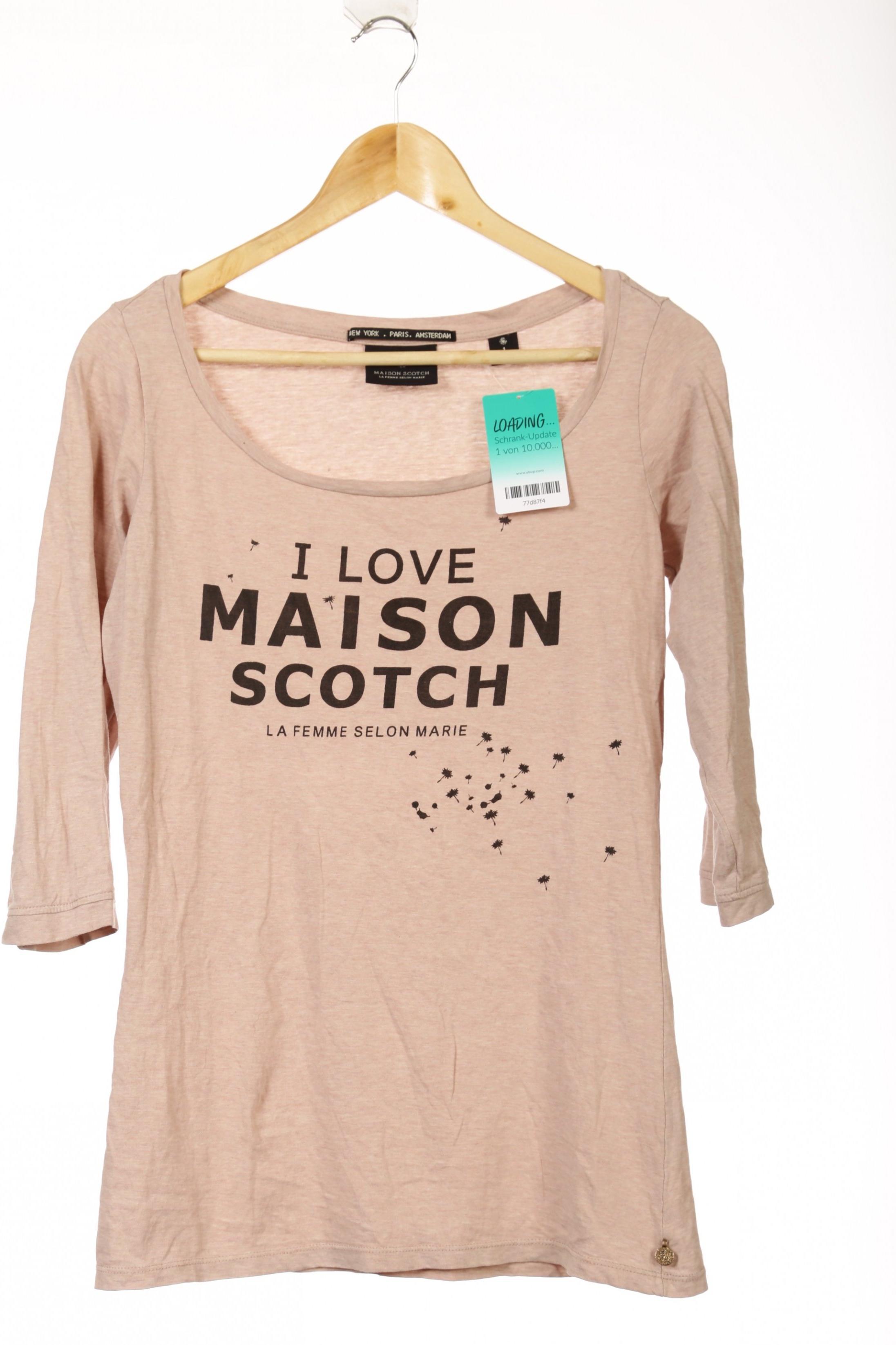 

Maison Scotch Damen Langarmshirt, pink, Gr.